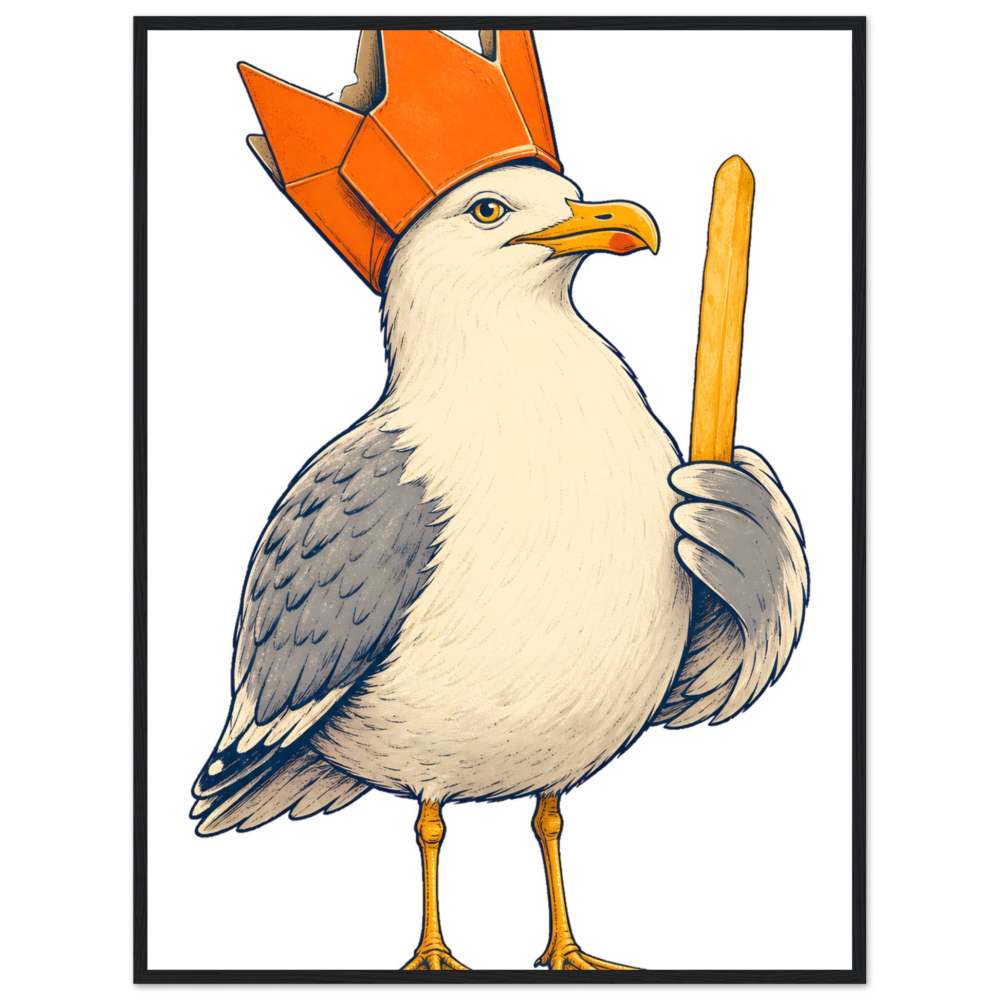 The Chip Crown Gull Framed Wall Art — product view 8