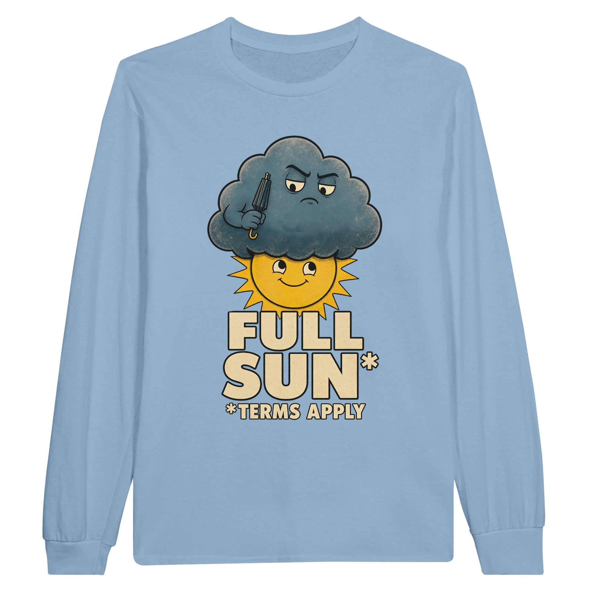 Full Sun, Terms Apply Weather Graphic Long-Sleeve T-shirt — product view 8