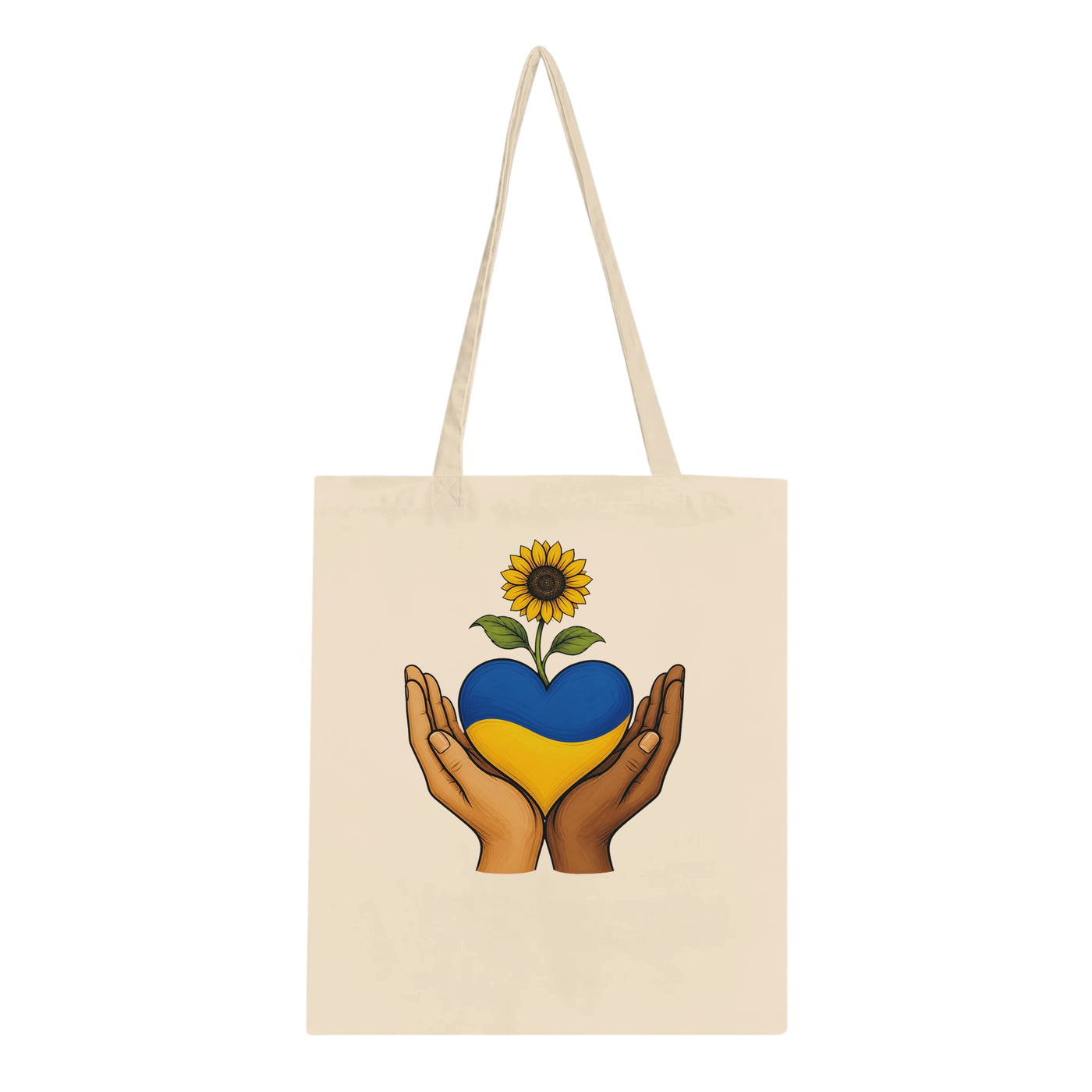 Hands With Ukraine Tote Bag