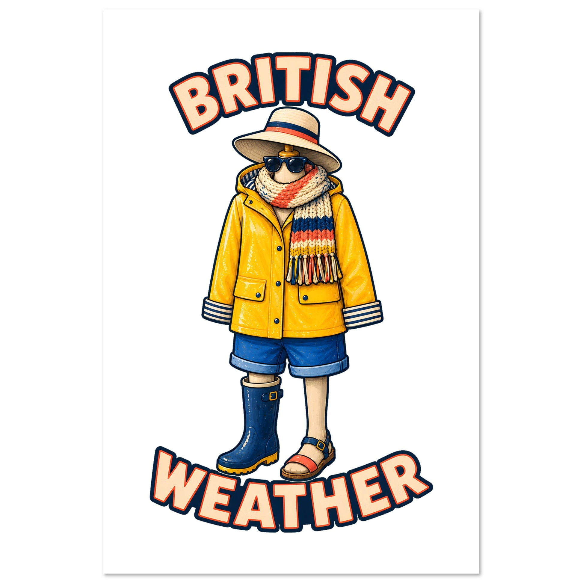 British Weather All-Weather Outfit Poster — product view 6