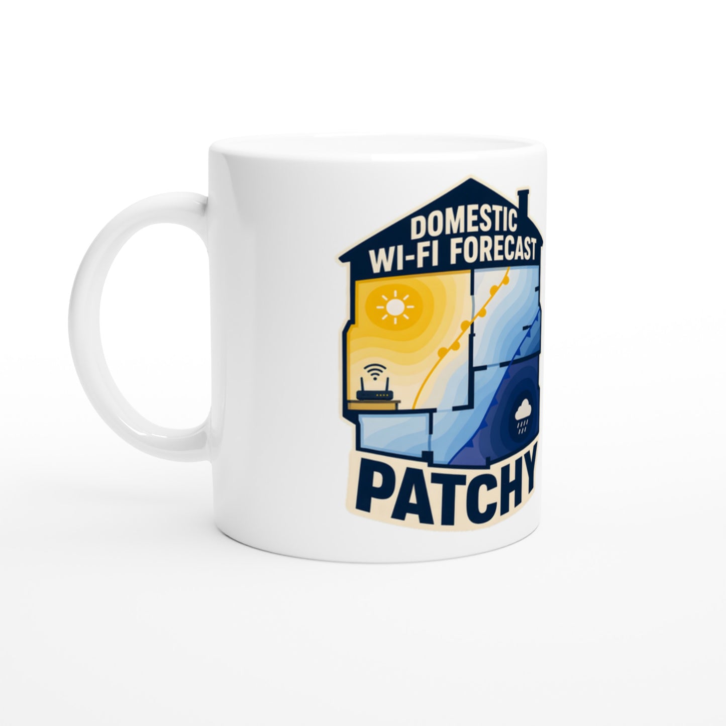 Domestic Wi-Fi Forecast Patchy Mug — product view 1