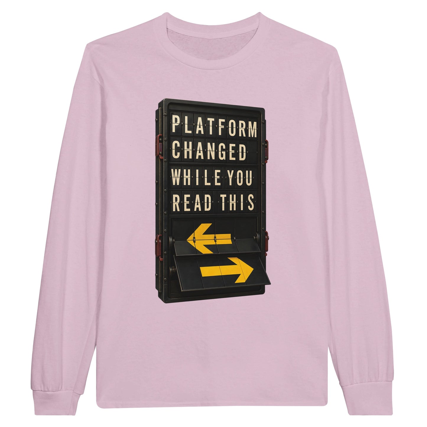 Platform Changed While You Read This Long-Sleeve T-shirt — product view 6