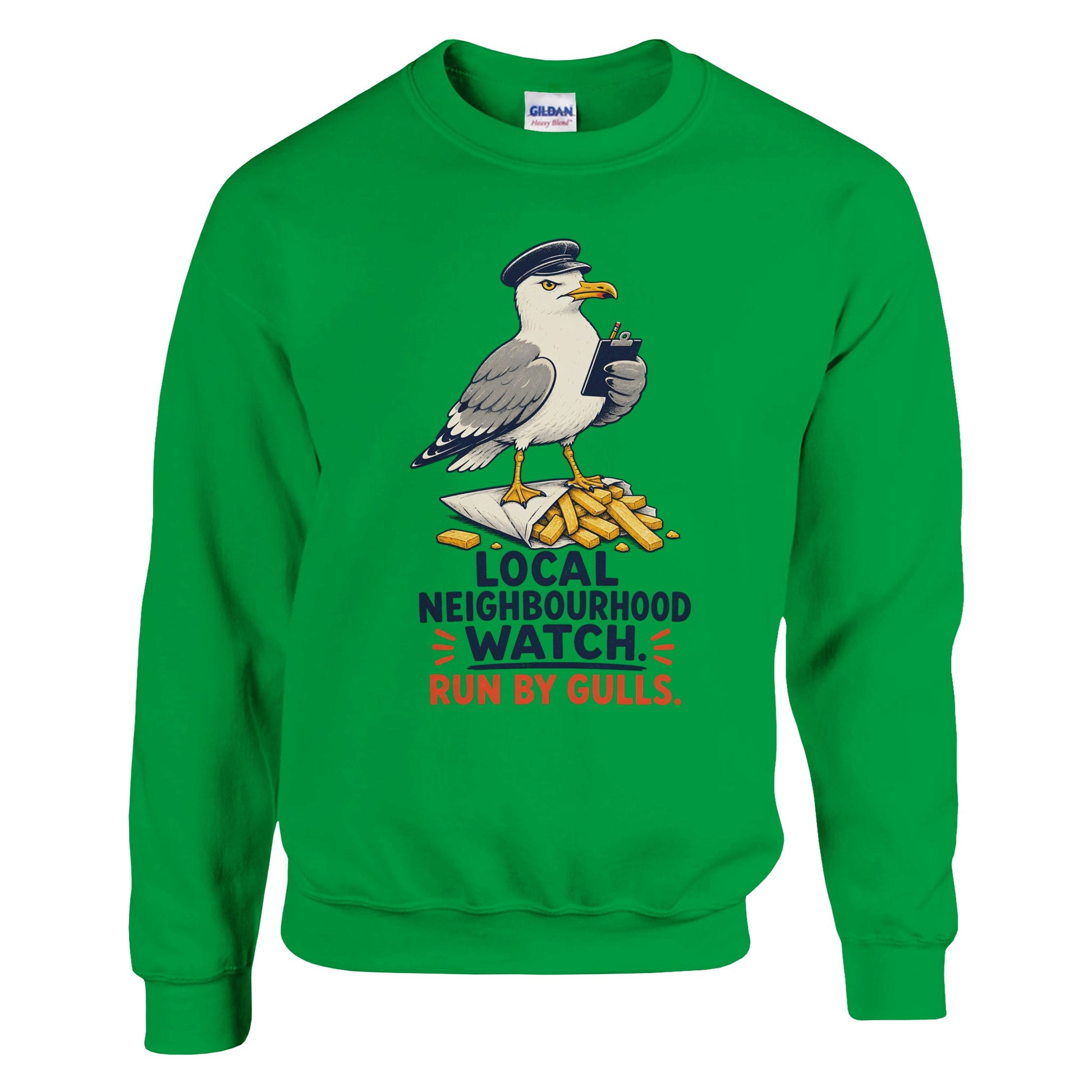 Local Neighbourhood Watch: Run by Gulls Sweatshirt — product view 12