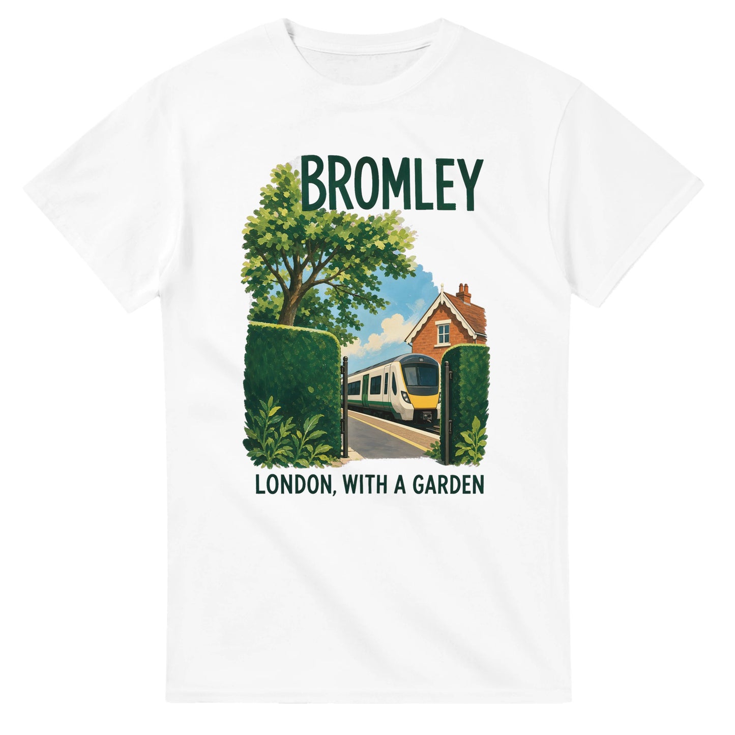 Bromley: London with a Garden T-shirt — product view 1
