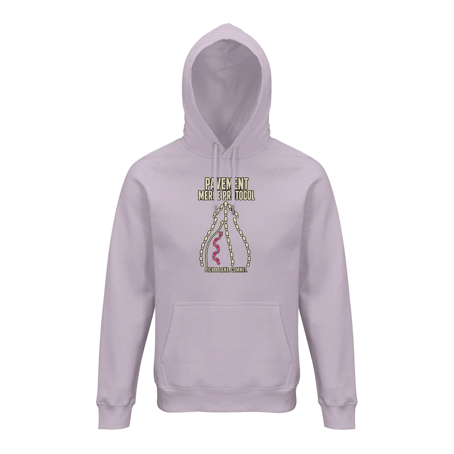 Pavement Merge Protocol — Pick a Lane Hoodie — product view 12