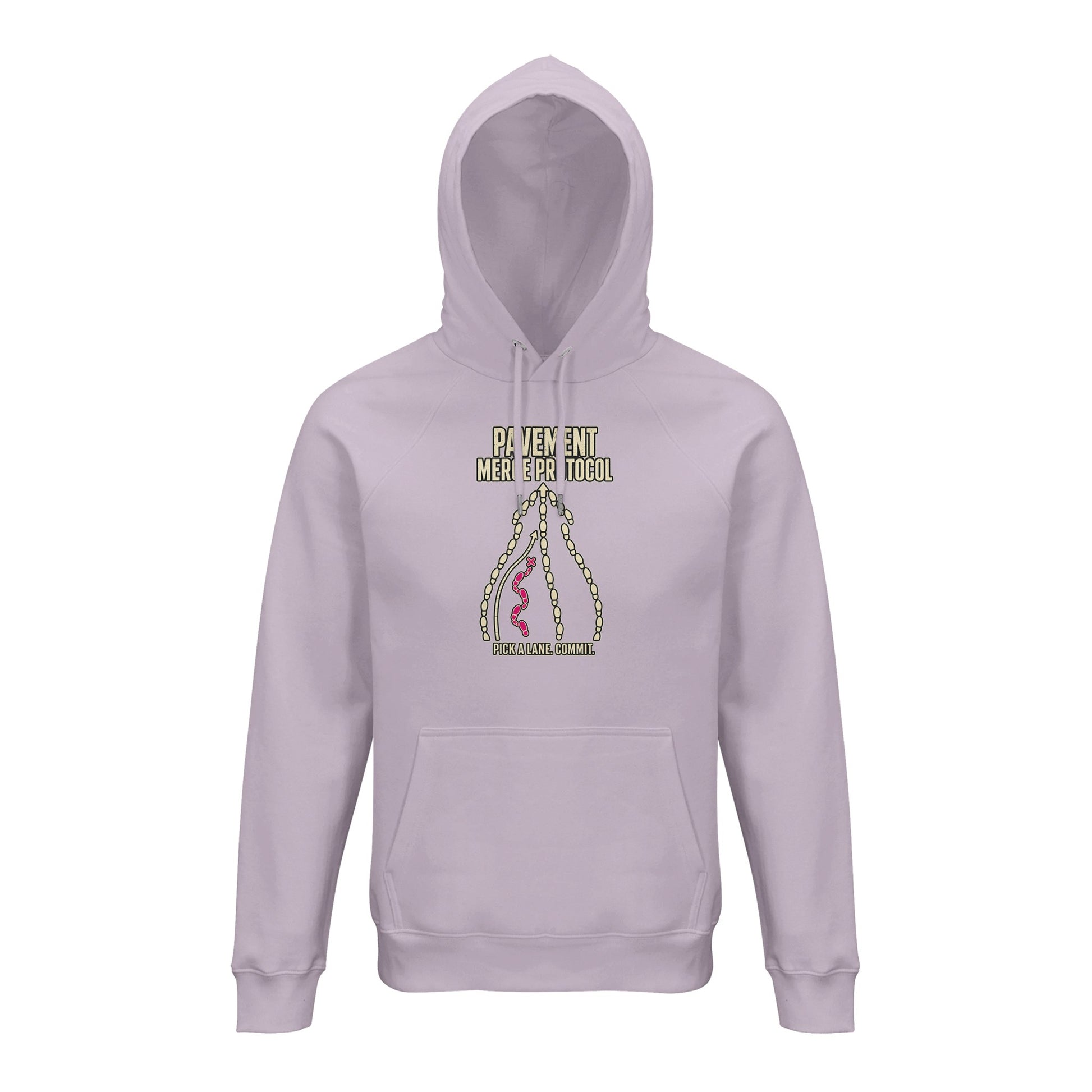 Pavement Merge Protocol — Pick a Lane Hoodie — product view 12