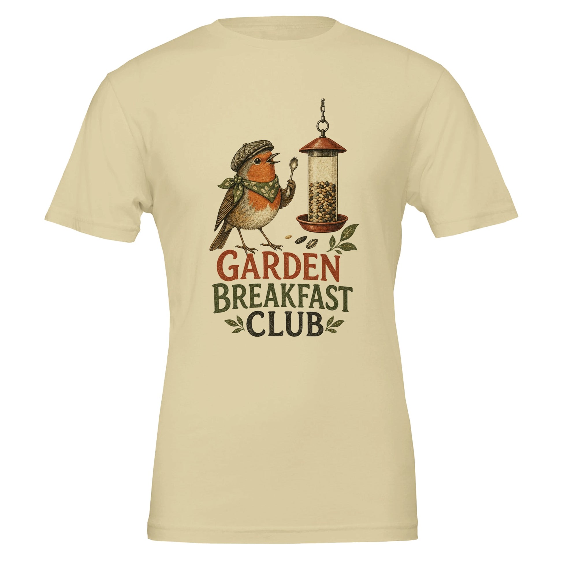 Garden Breakfast Club Robin Graphic T-shirt — product view 5