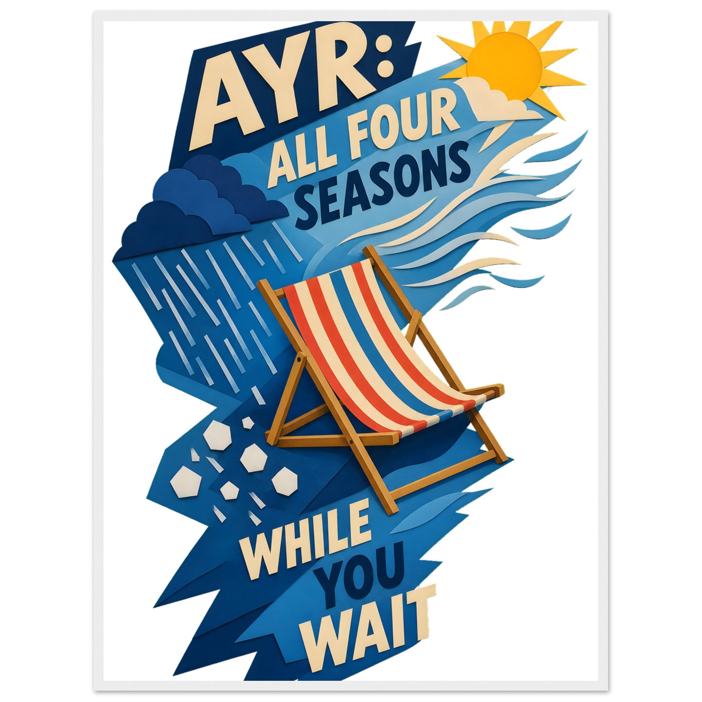 Ayr: All Four Seasons While You Wait Framed Wall Art — product view 7