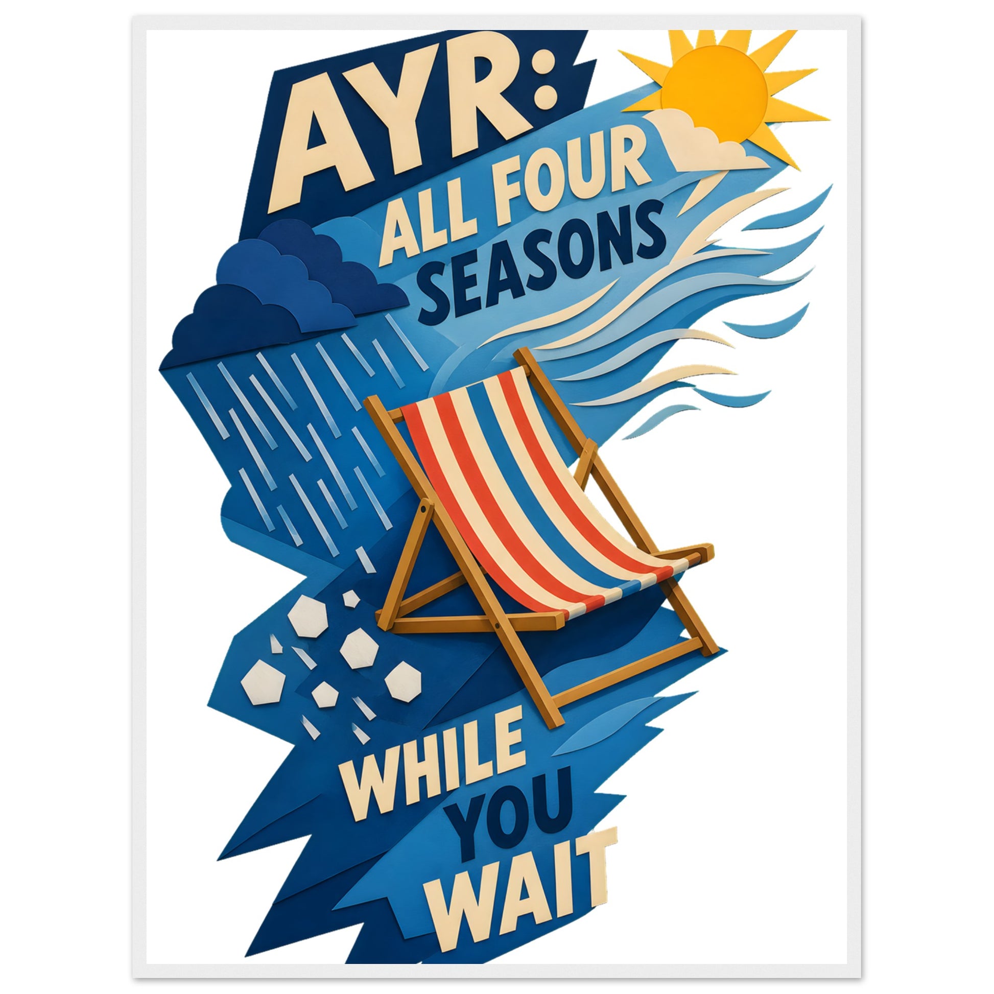 Ayr: All Four Seasons While You Wait Framed Wall Art — product view 7