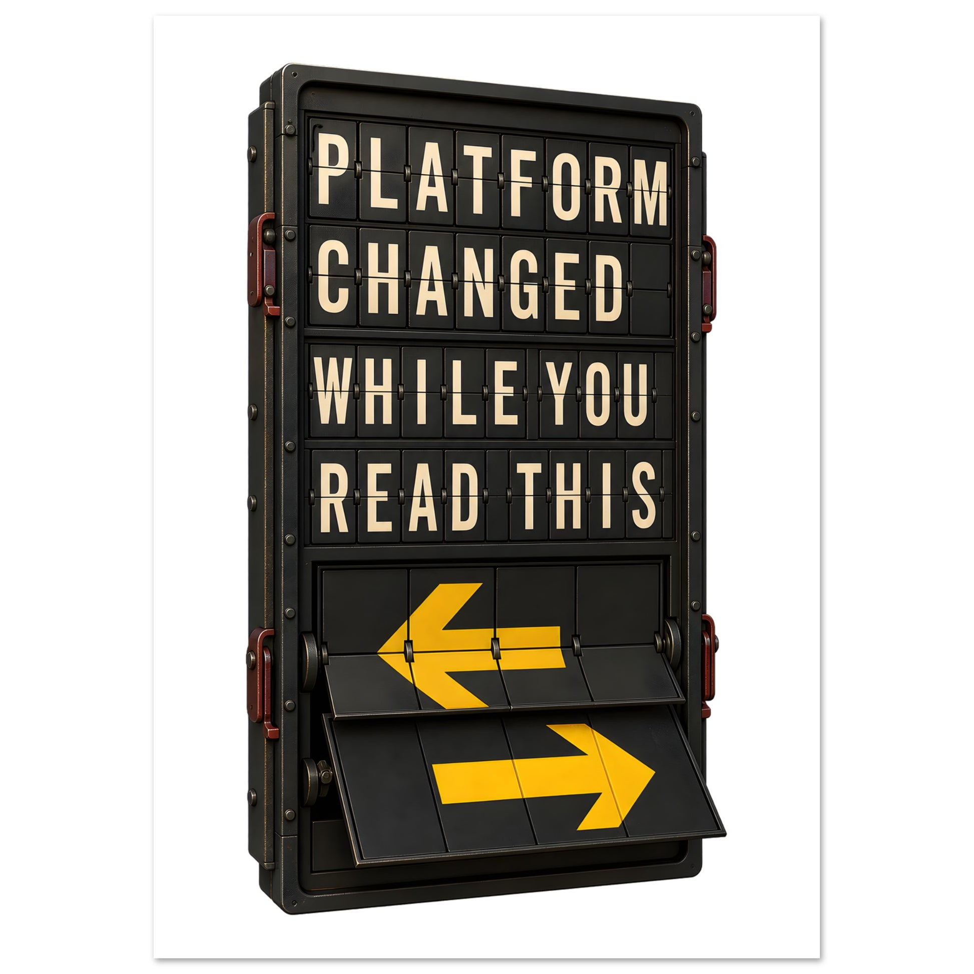 Platform Changed While You Read This Poster — product view 1