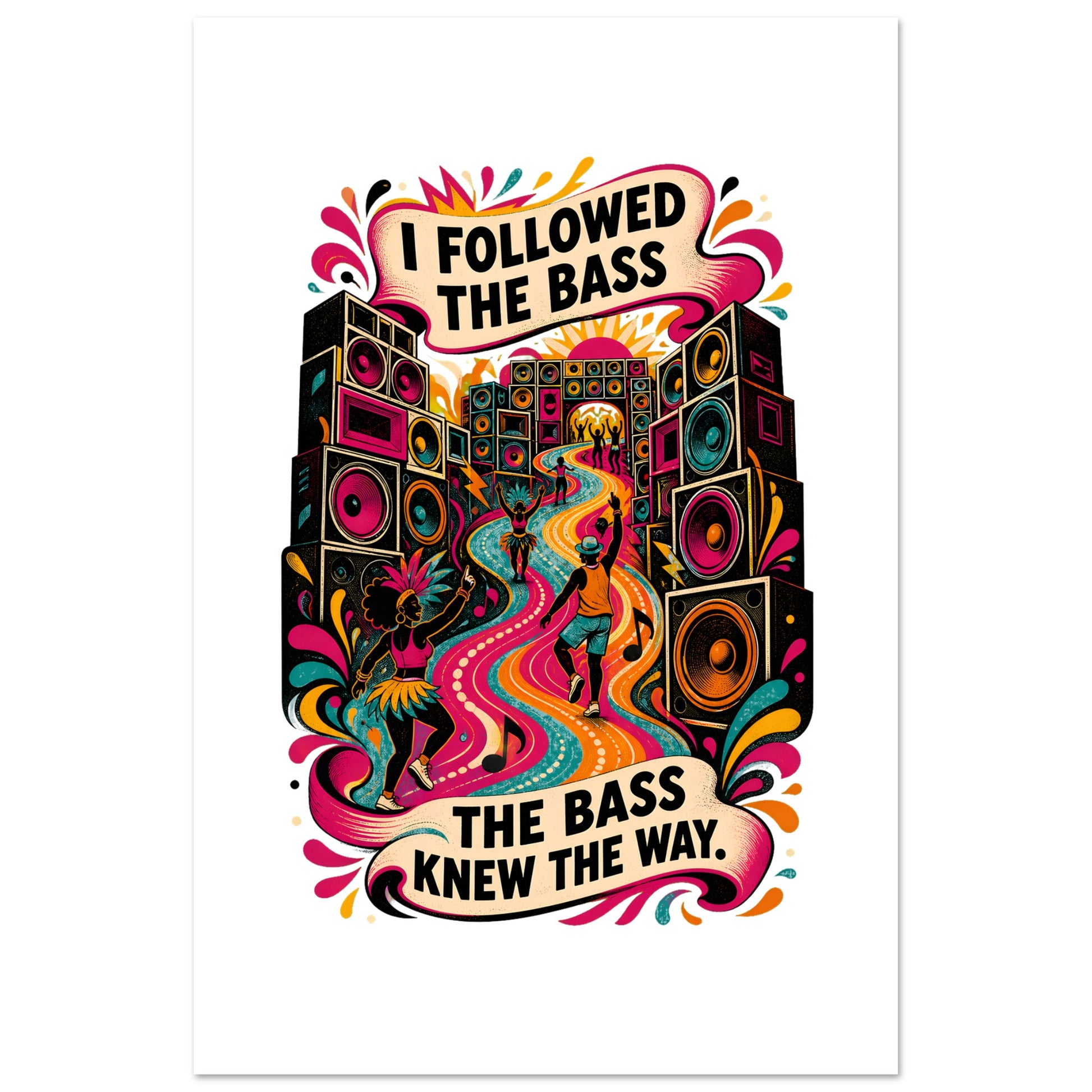 I Followed the Bass Poster — product view 5