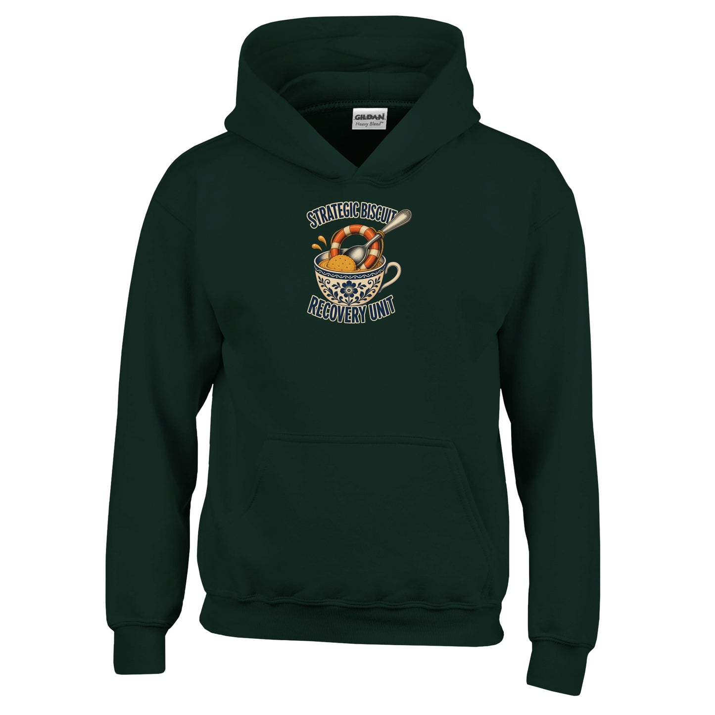 Strategic Biscuit Recovery Unit Kids' Hoodie — product view 12