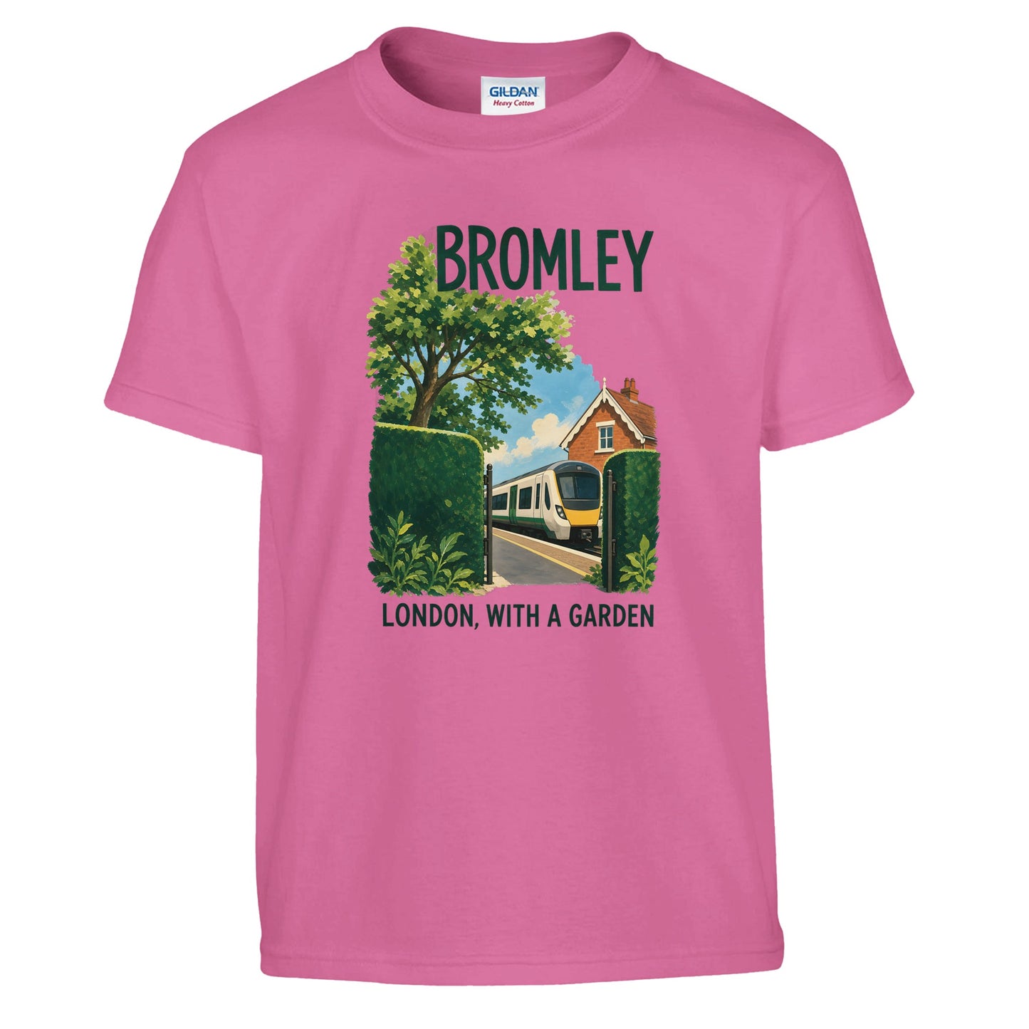 Bromley: London with a Garden Kids' T-shirt — product view 10