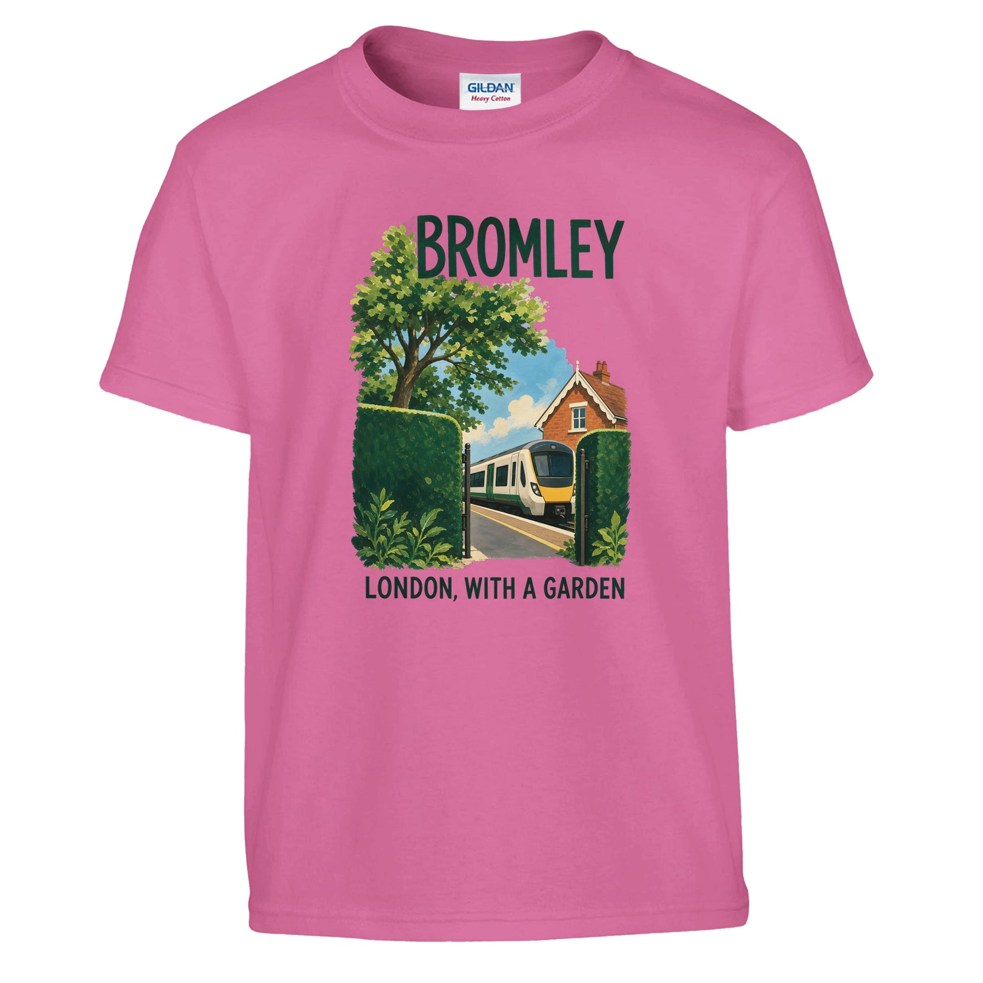 Bromley: London with a Garden Kids' T-shirt — product view 10