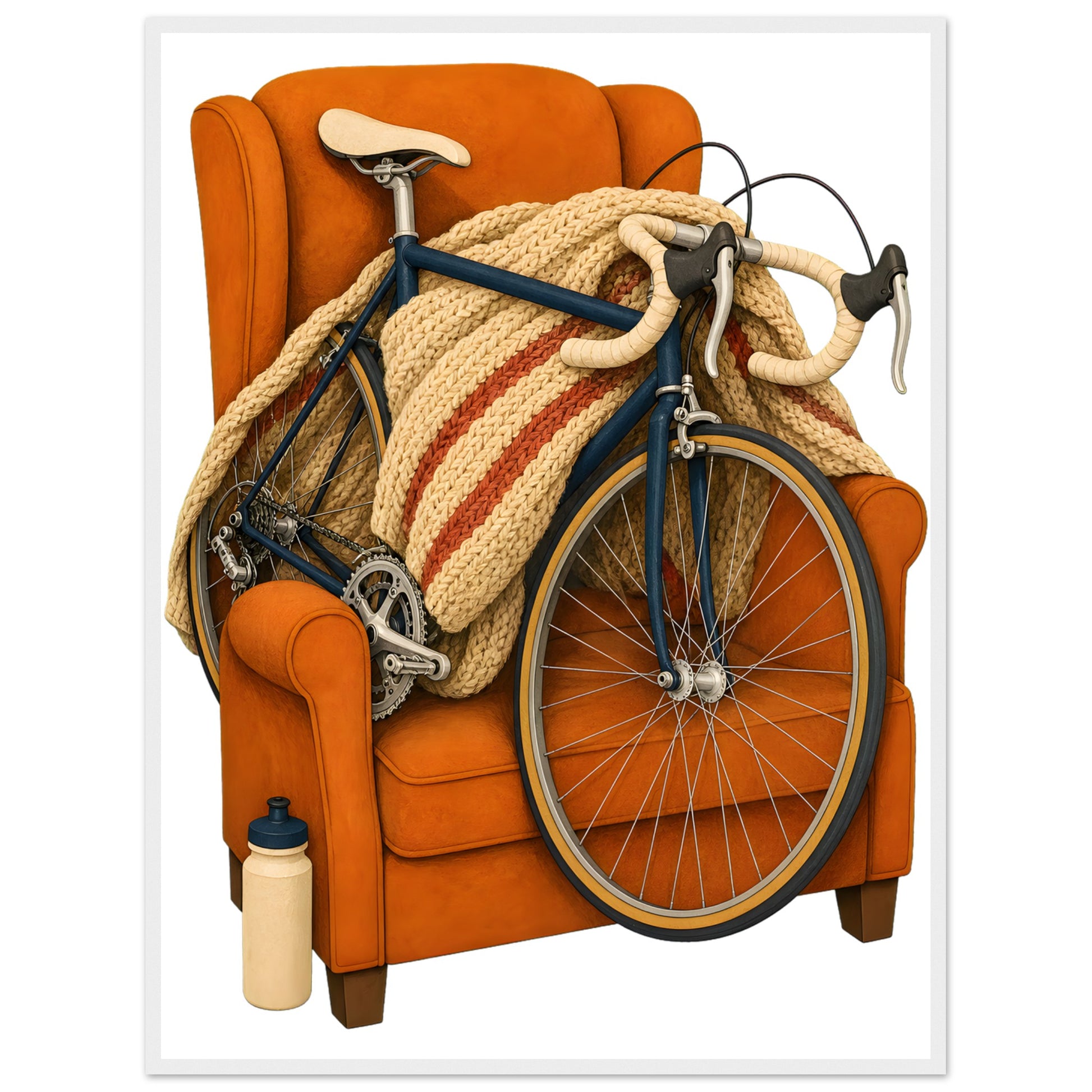 Bicycle Rest Day Framed Wall Art — product view 7