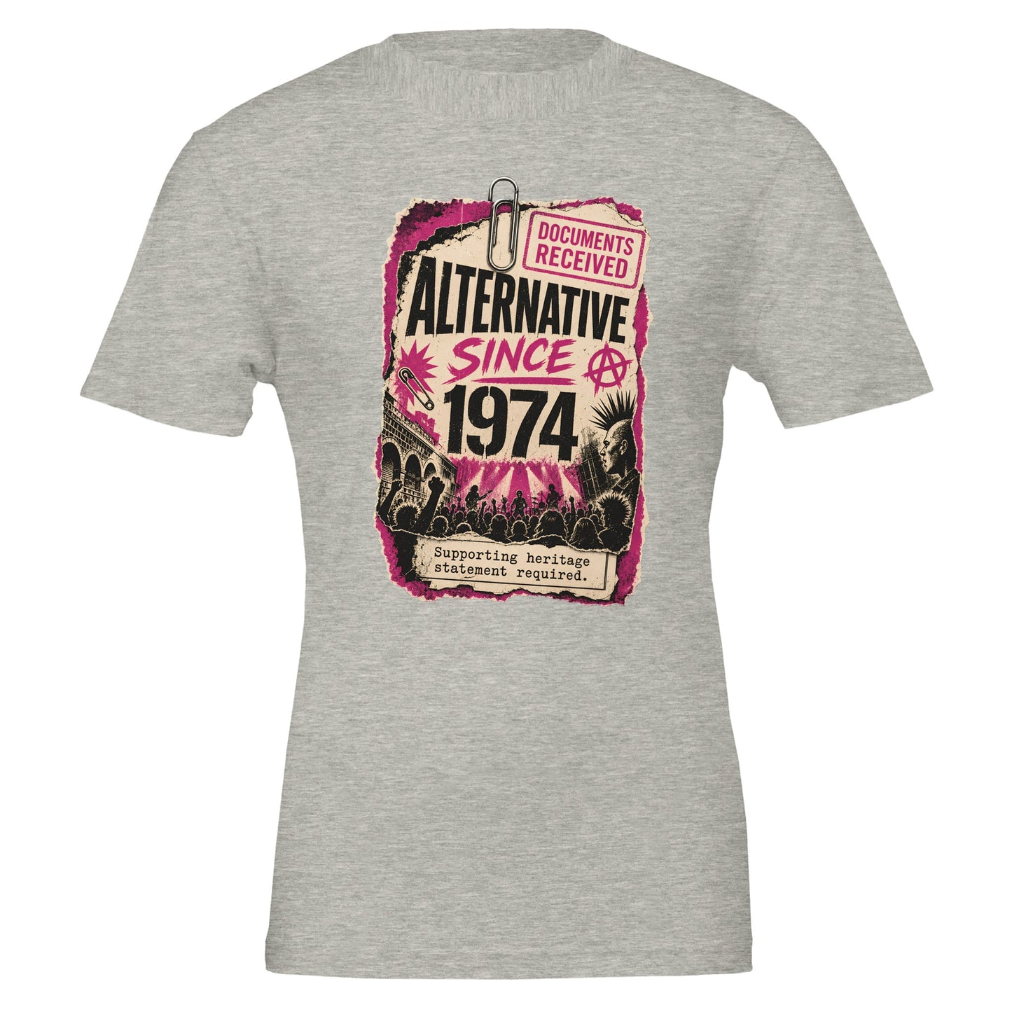 Camden Alternative Since 1974 T-shirt — Illustrated — product view 4