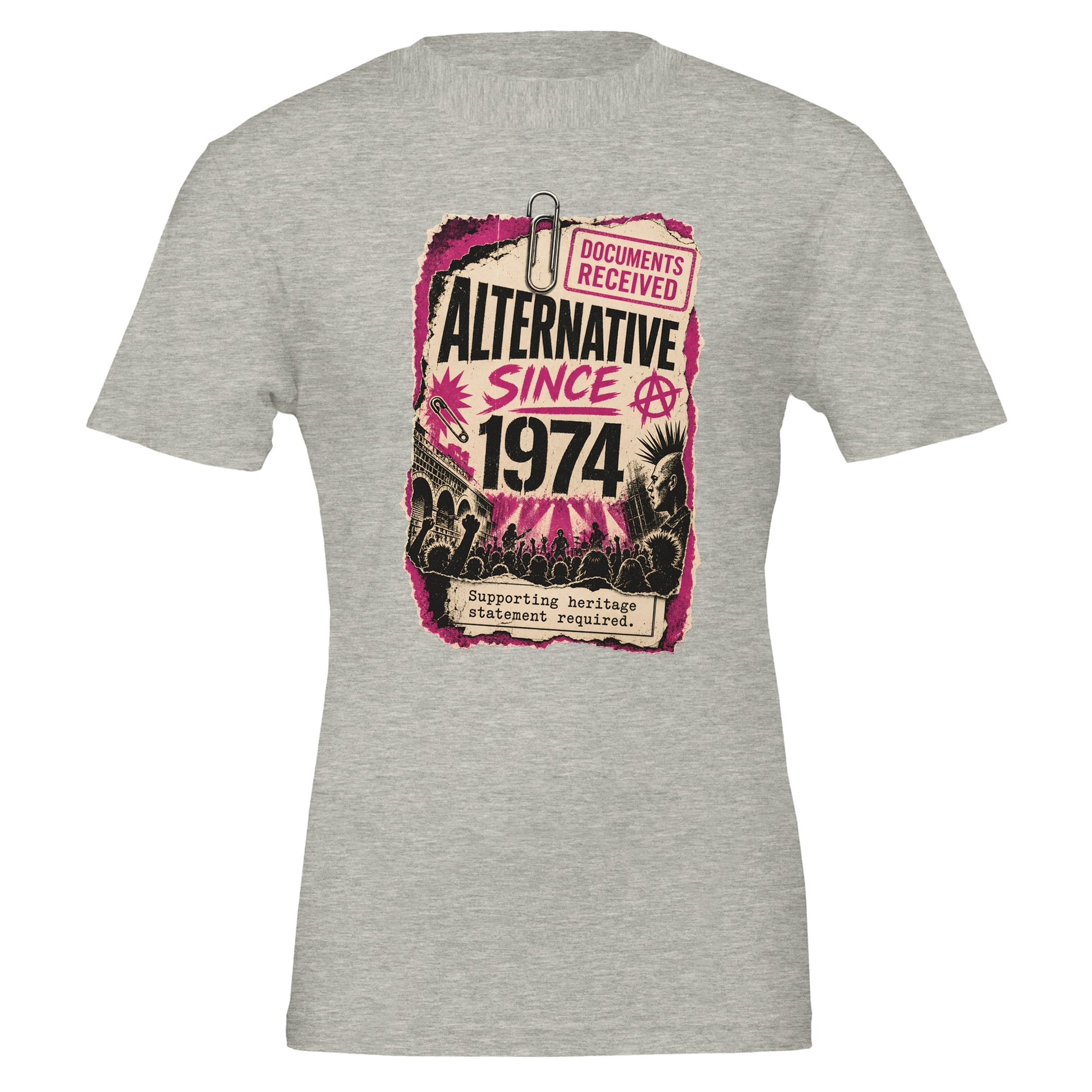 Camden Alternative Since 1974 T-shirt — Illustrated — product view 4