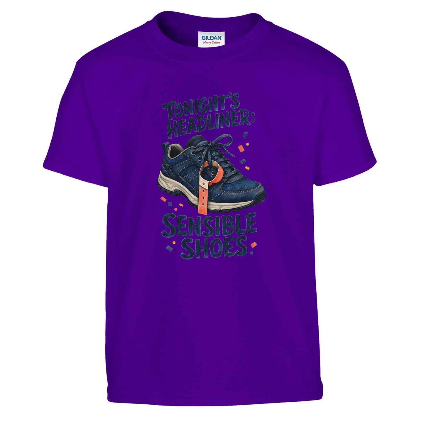 Tonight's Headliner: Sensible Shoes Concert Kids' T-shirt — product view 6