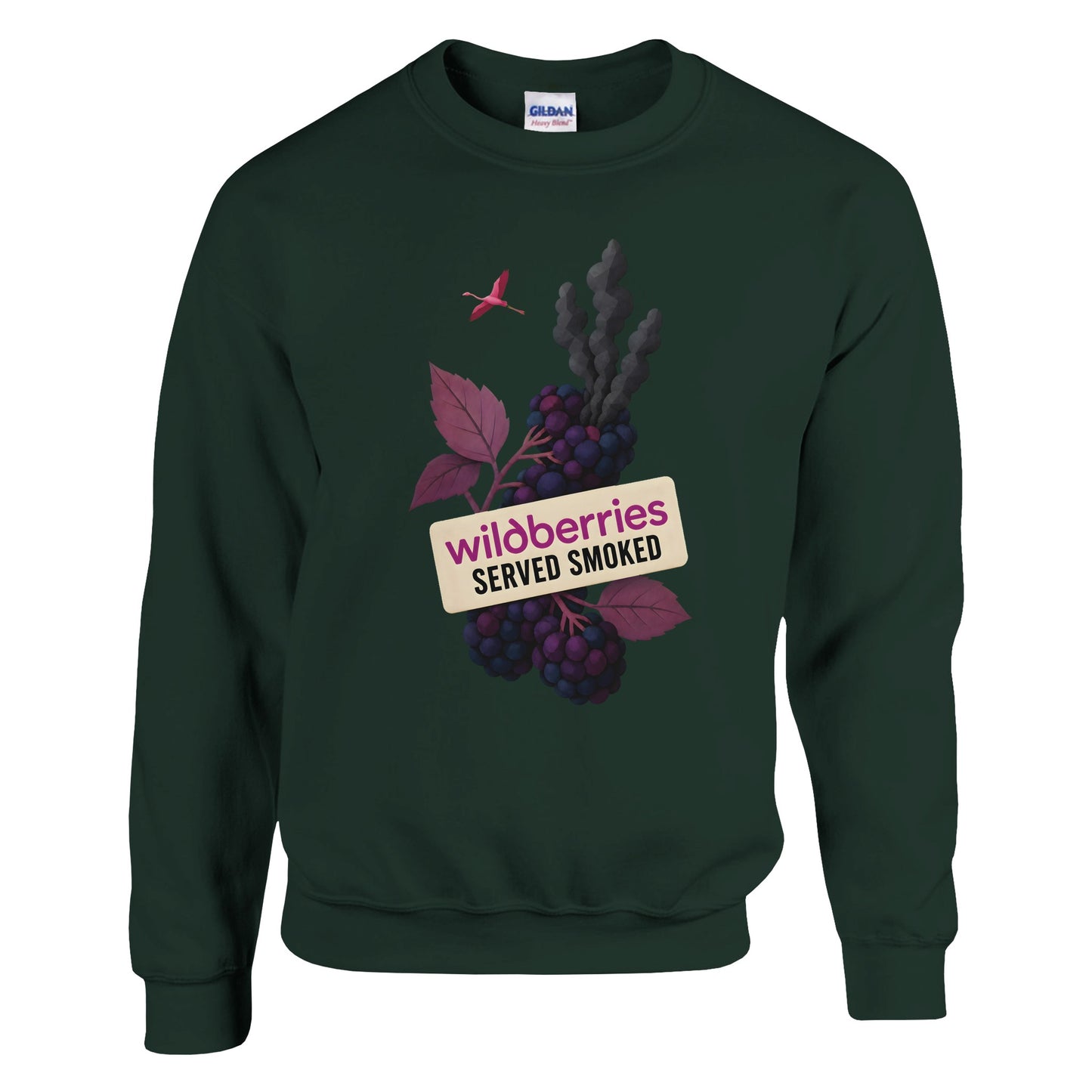 Wildberries, Served Smoked Sweatshirt — product view 4