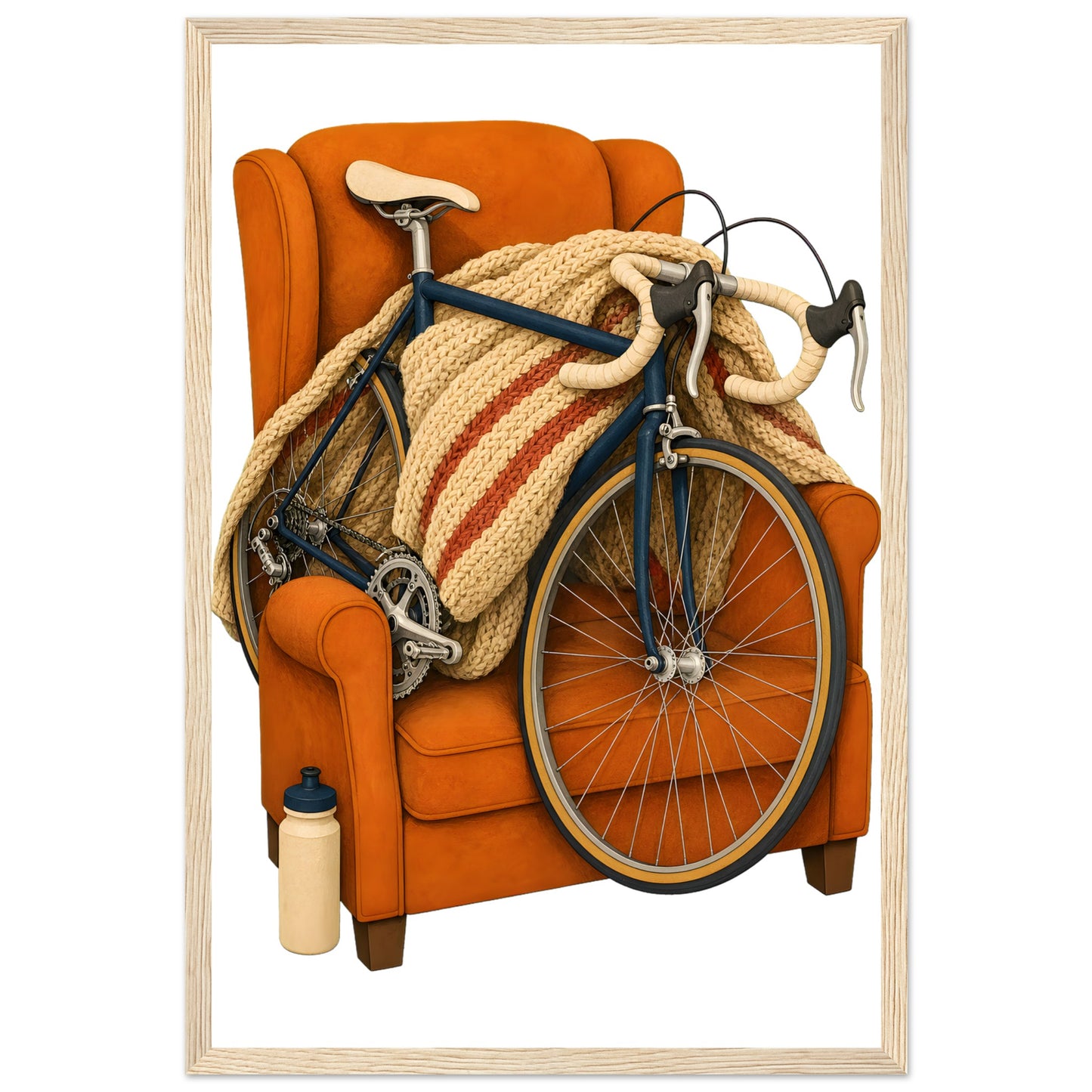 Bicycle Rest Day Framed Wall Art — product view 3