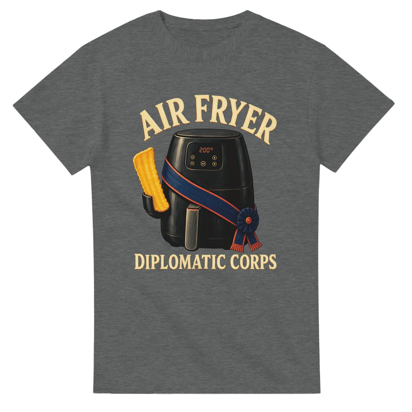 Air Fryer Diplomatic Corps T-shirt — product view 3