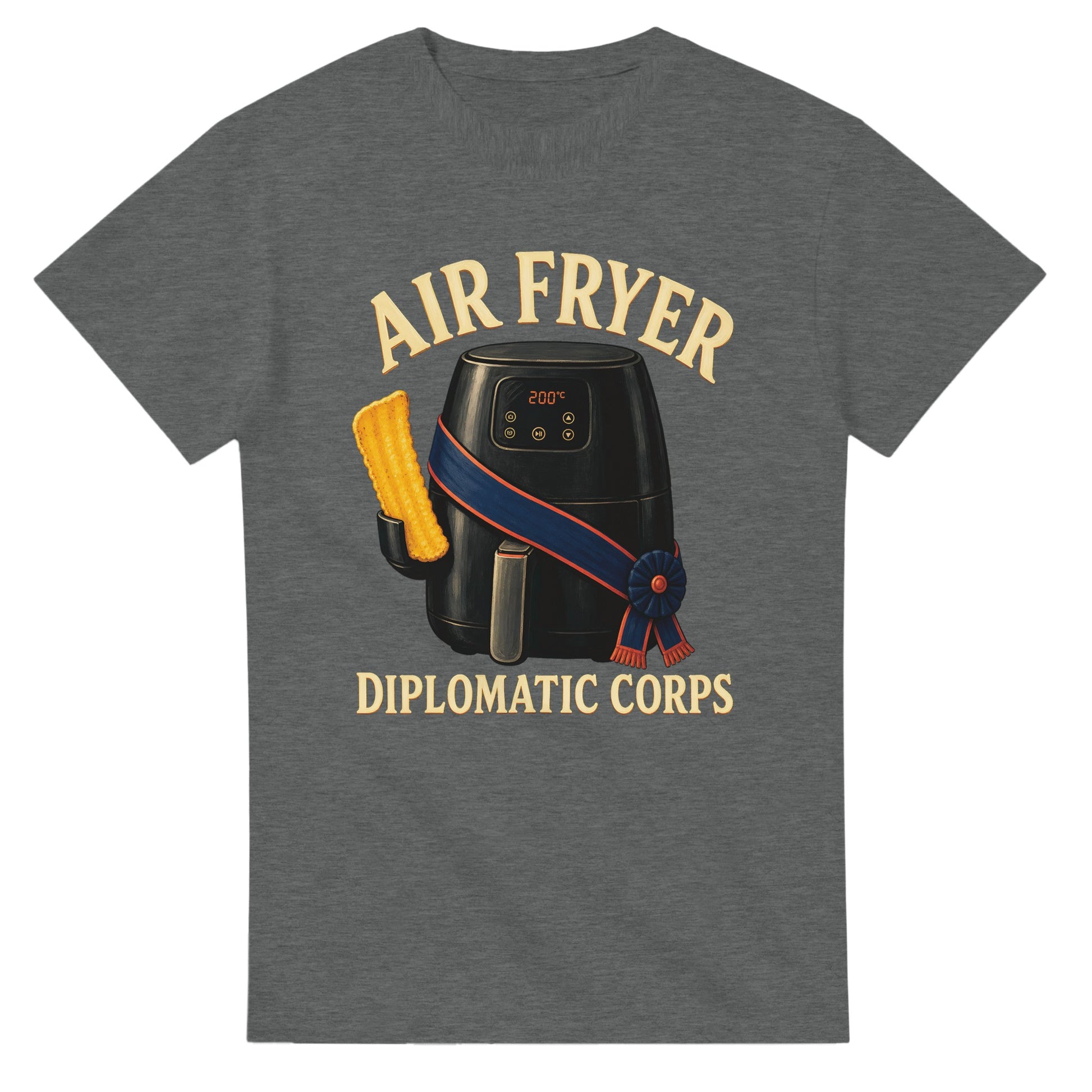 Air Fryer Diplomatic Corps T-shirt — product view 3
