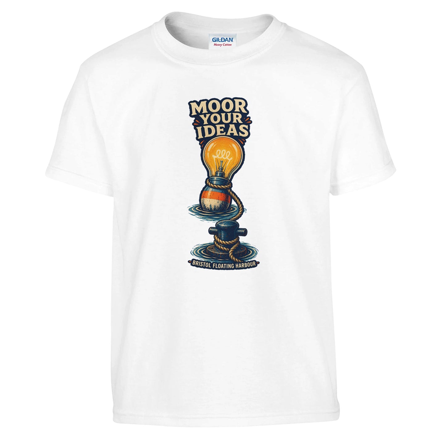 Moor Your Ideas – Bristol Floating Harbour Kids' T-shirt — product view 1