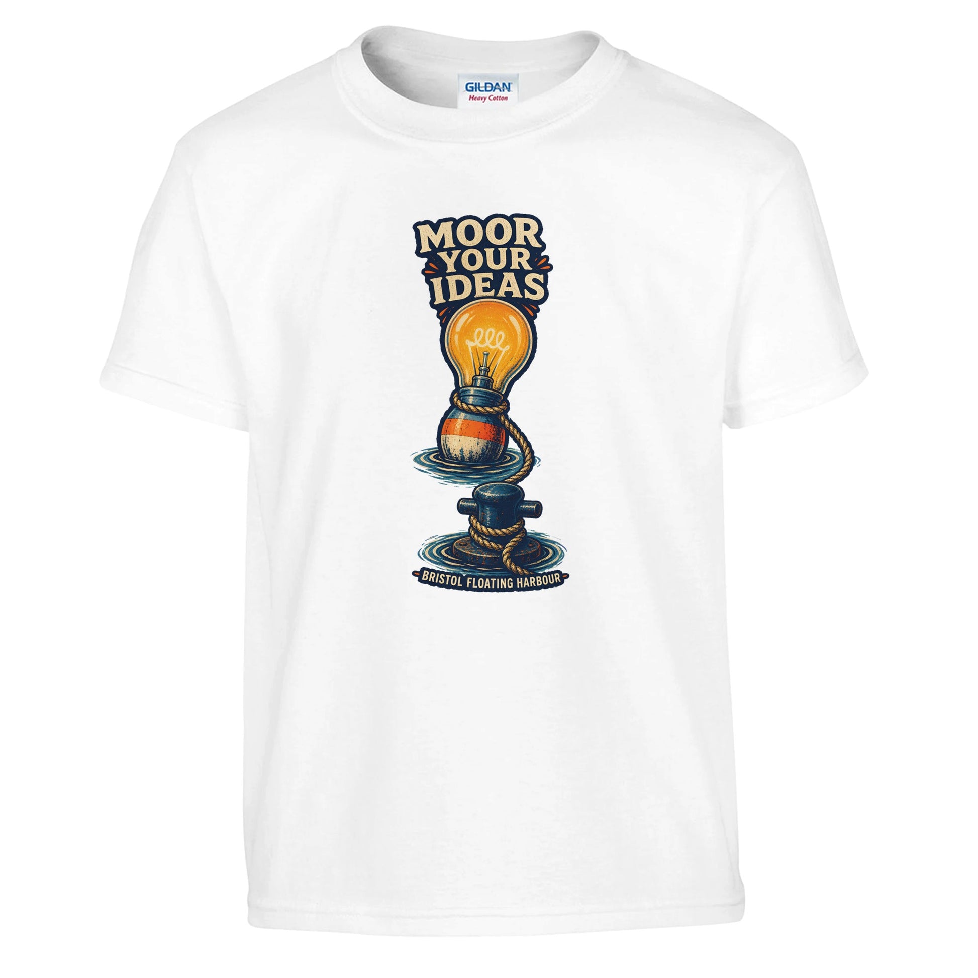 Moor Your Ideas – Bristol Floating Harbour Kids' T-shirt — product view 1
