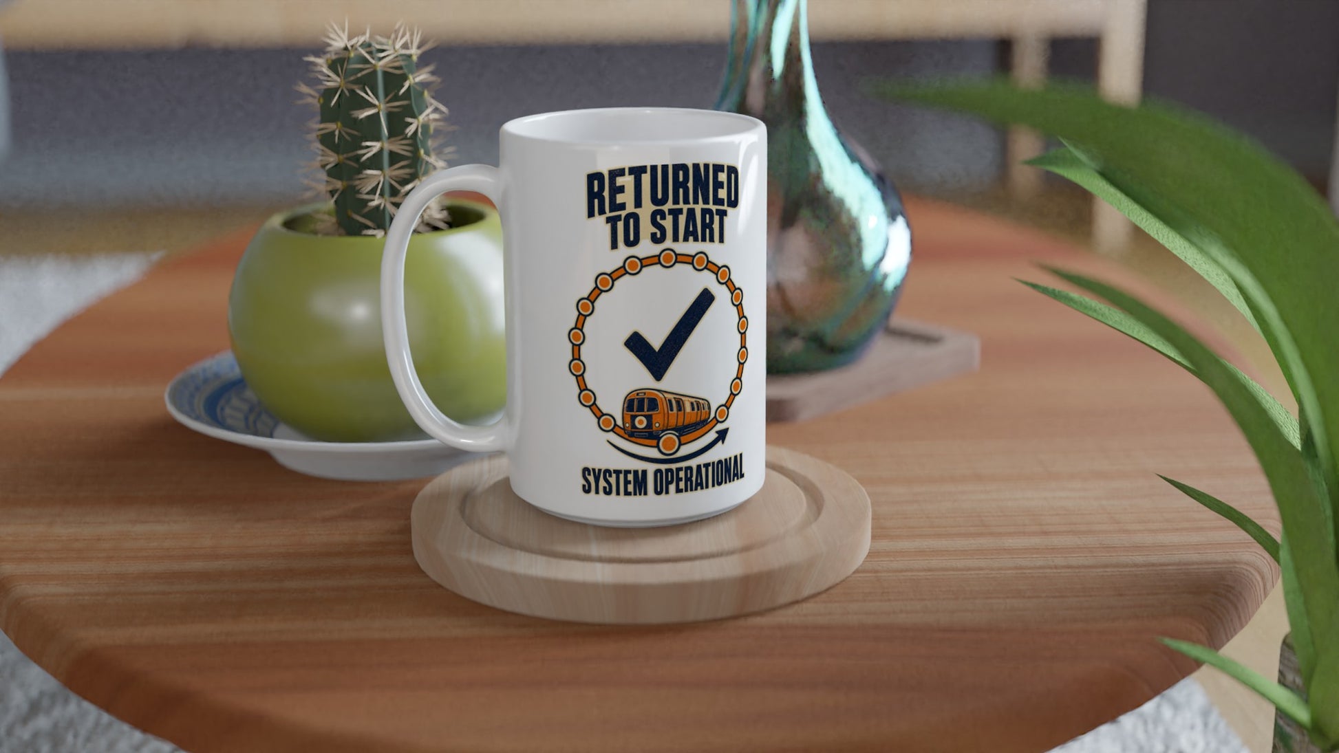 Glasgow Subway: System Operational Large Mug — product view 4