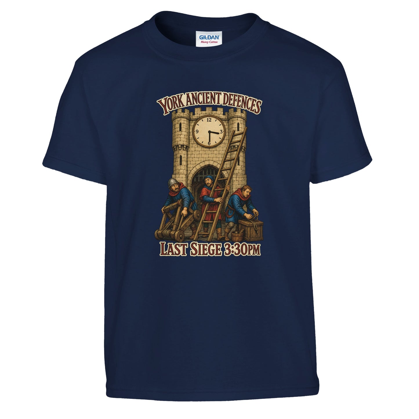 York Ancient Defences – Last Siege 3:30pm Kids' T-shirt — product view 7