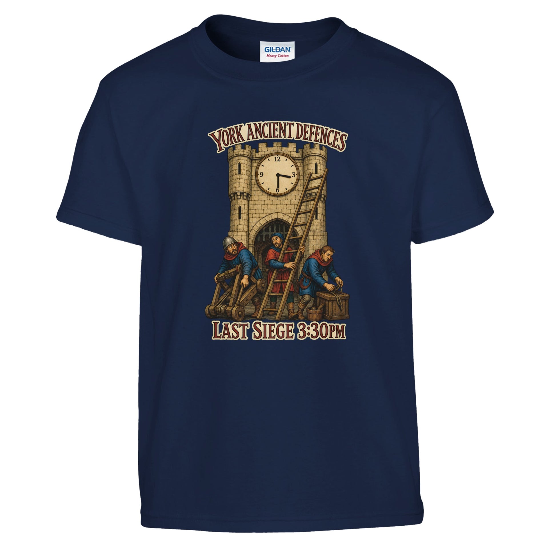 York Ancient Defences – Last Siege 3:30pm Kids' T-shirt — product view 7