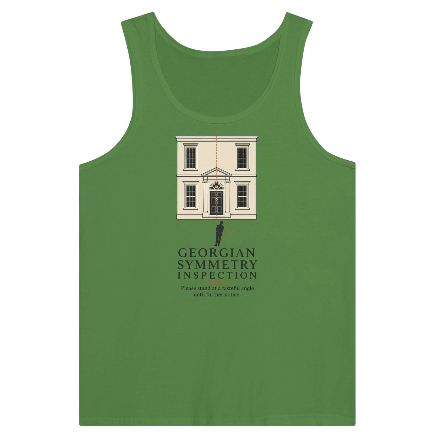 Georgian Symmetry Inspection — Bath Premium Unisex Tank Top — product view 13