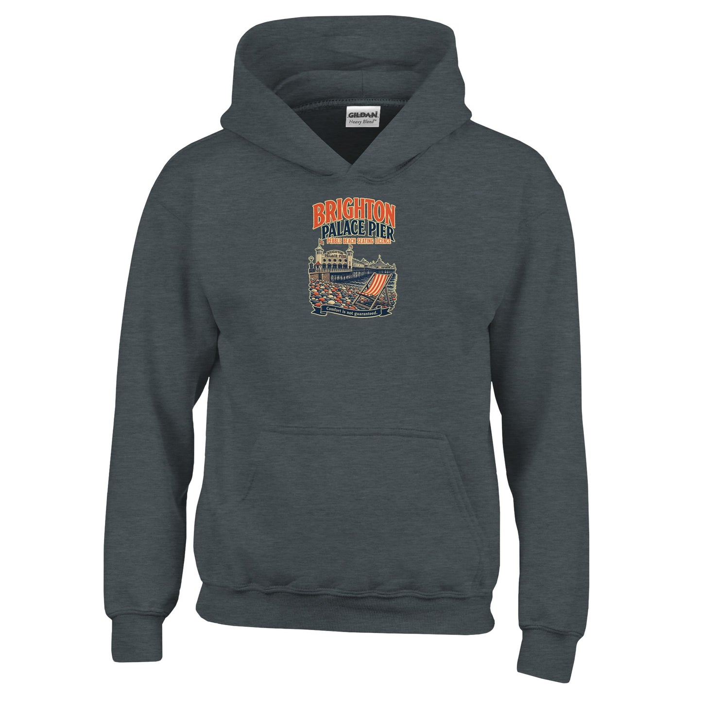Brighton Pebble Beach Seating Licence Kids' Hoodie — product view 9