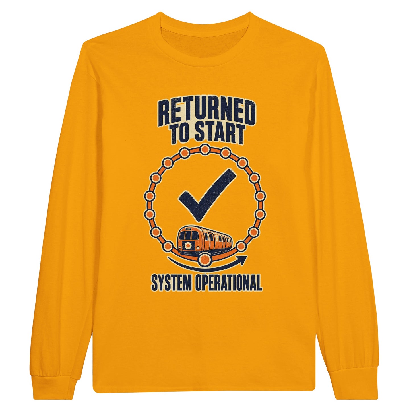 Glasgow Subway: System Operational Long-Sleeve T-shirt — product view 4