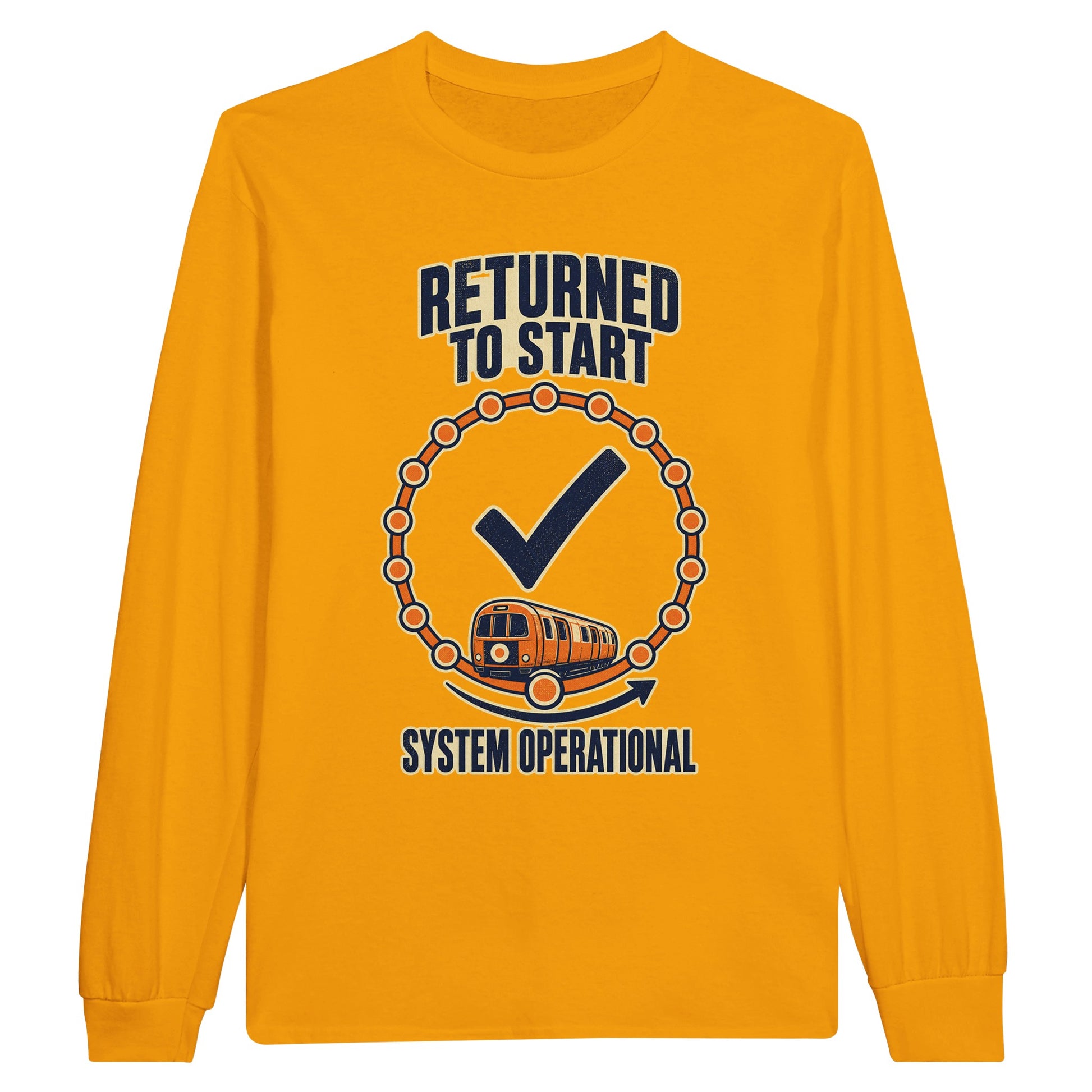Glasgow Subway: System Operational Long-Sleeve T-shirt — product view 4