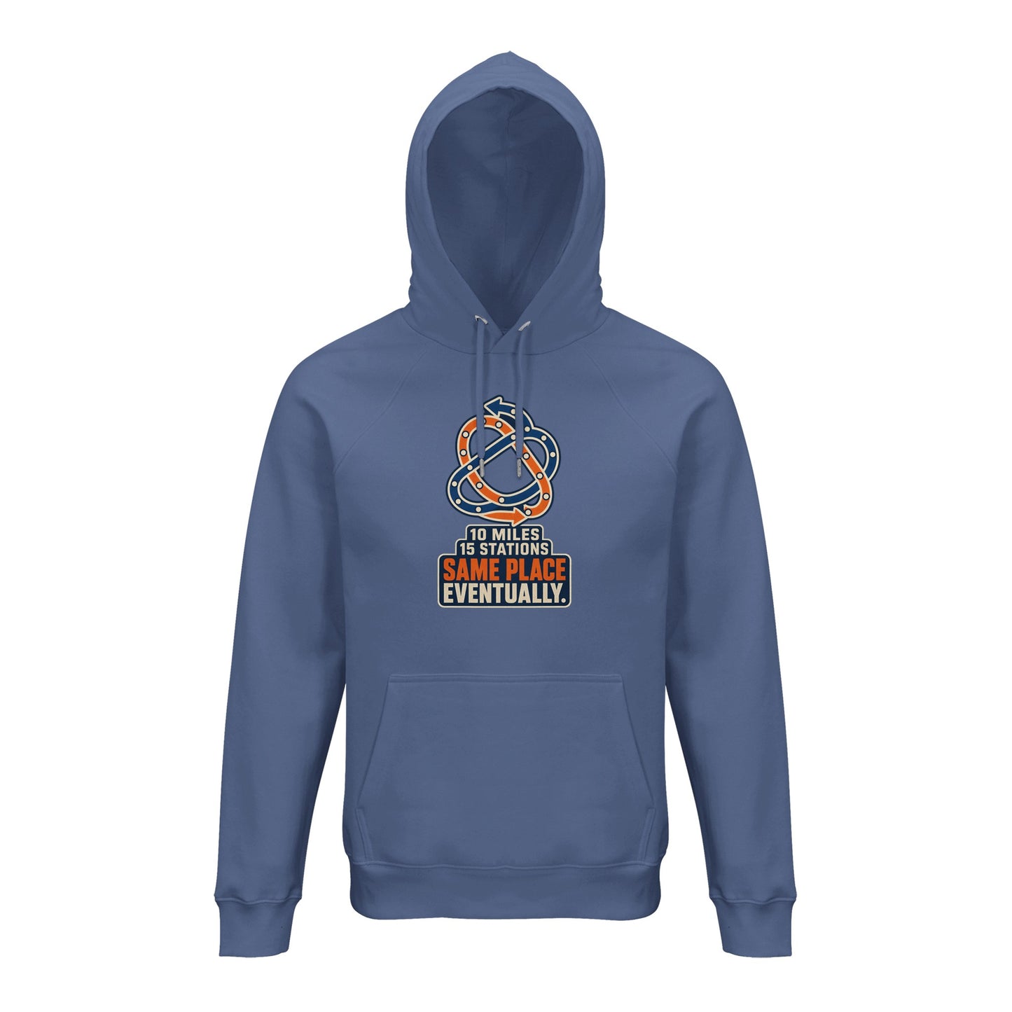Glasgow Same Place Eventually Hoodie — product view 3
