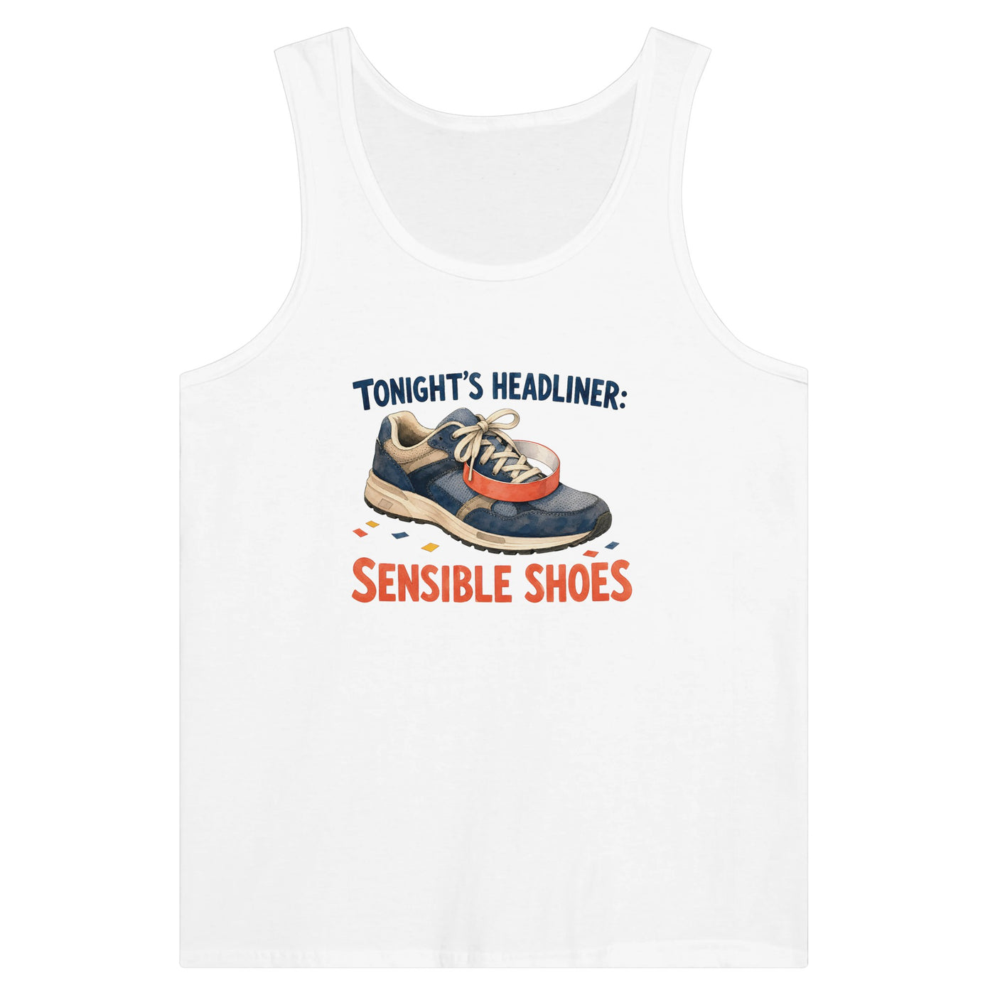 Tonight's Headliner: Sensible Shoes Concert Premium Unisex Tank Top