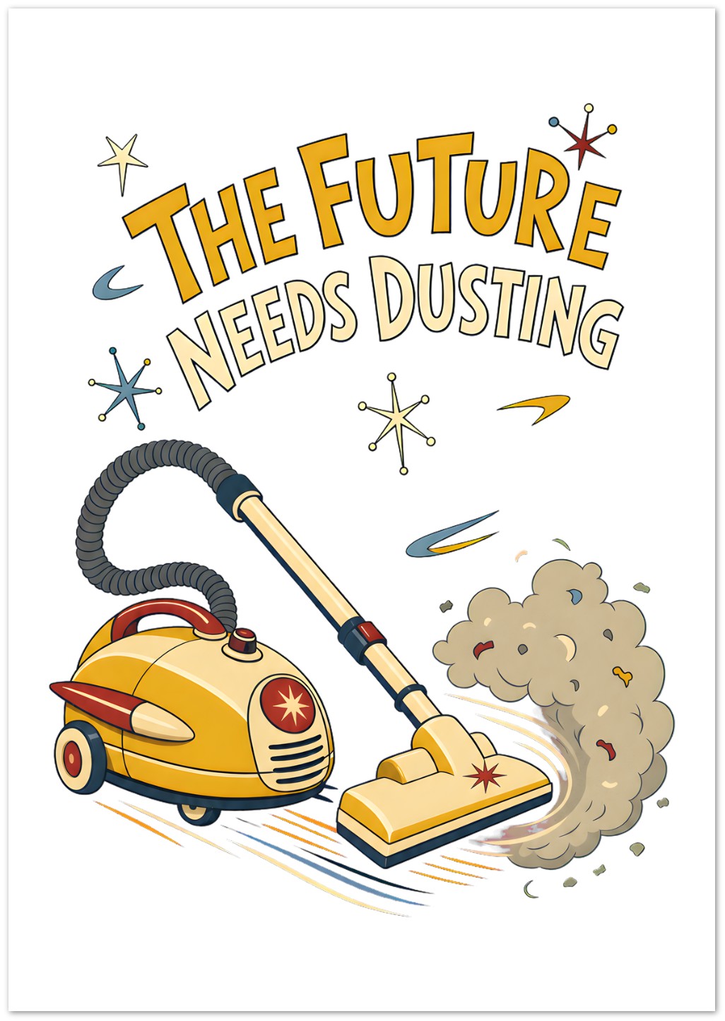 The Future Needs Dusting Greeting Card Pack — product view 2