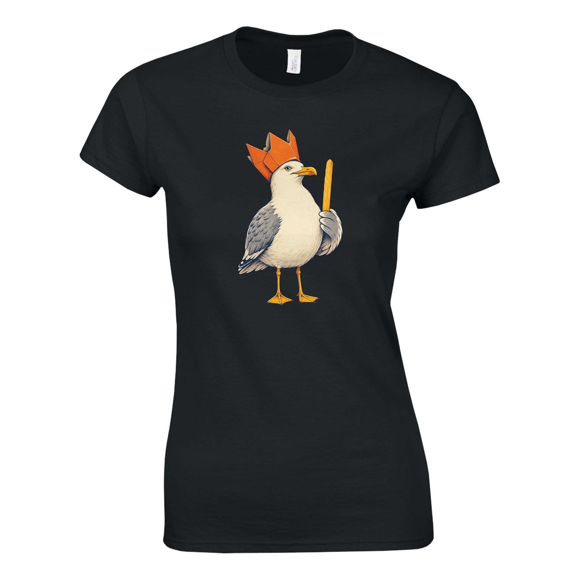 The Chip Crown Gull Women's T-shirt — product view 6