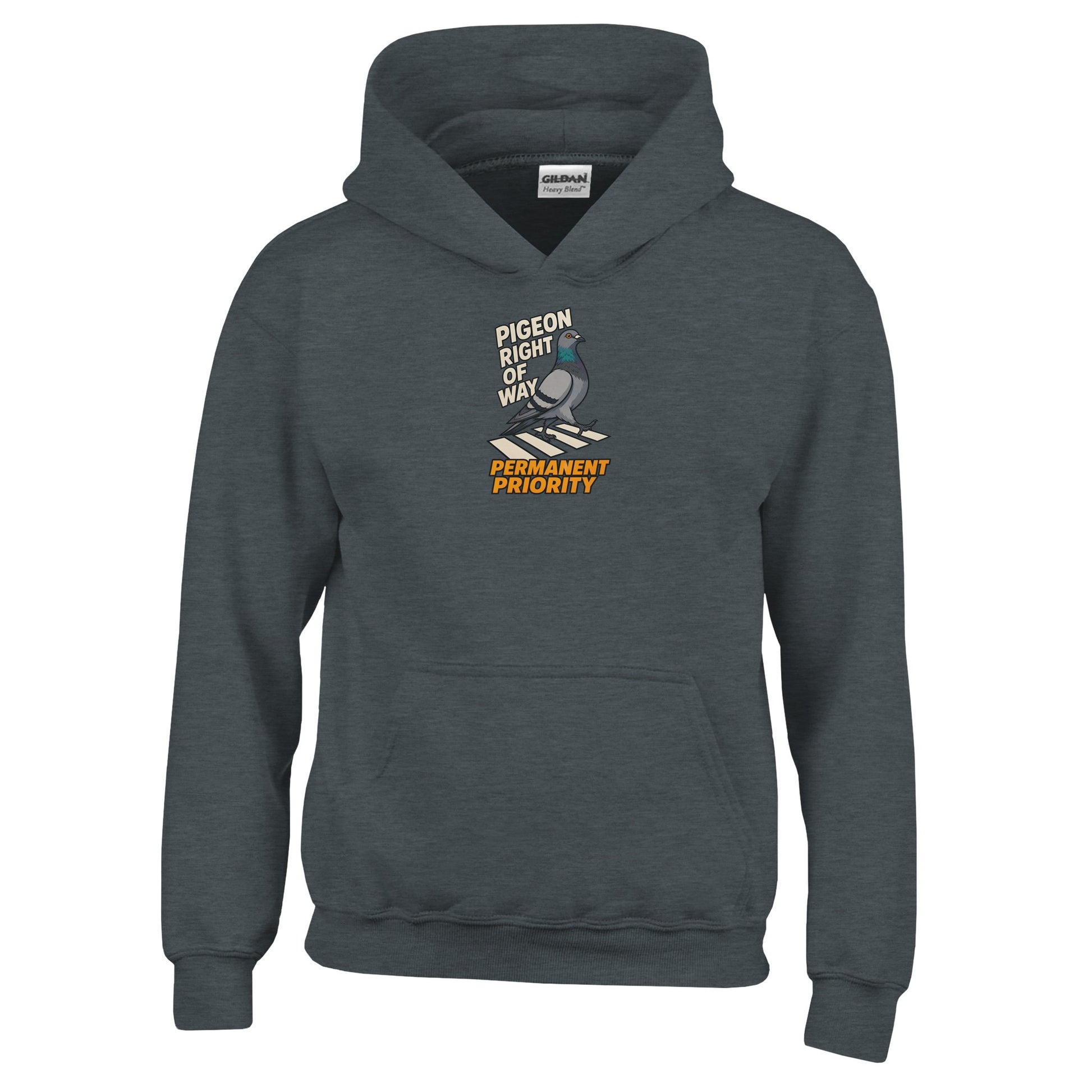 Pigeon Right of Way Kids' Hoodie — product view 9