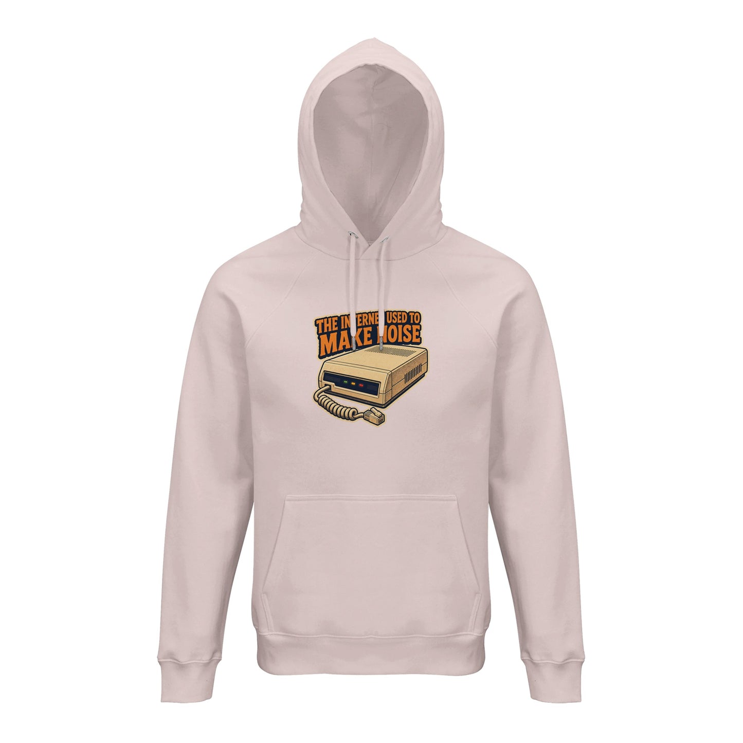 The Internet Used to Make Noise Retro Tech Graphic Hoodie — product view 2