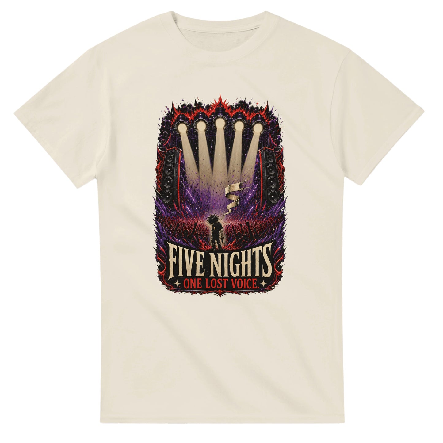 Five Nights, One Lost Voice T-shirt — product view 5