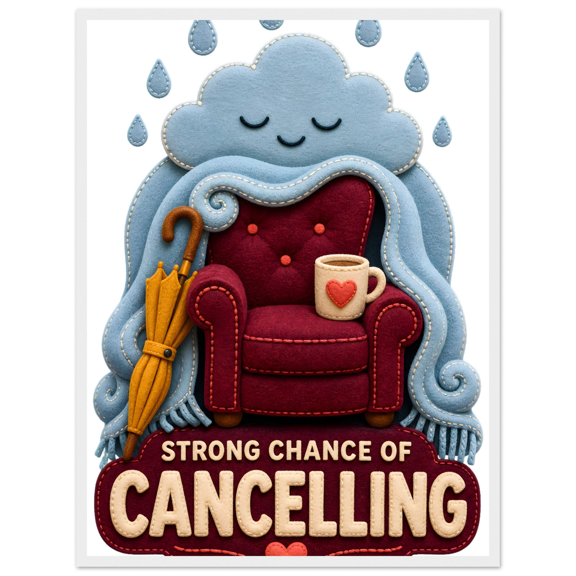 Strong Chance of Cancelling Framed Wall Art — product view 2