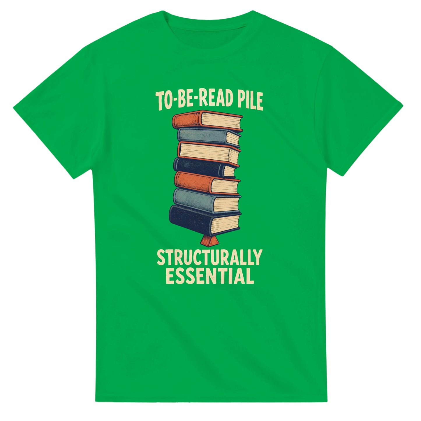 To-Be-Read Pile: Structurally Essential Book Graphic T-shirt — product view 11