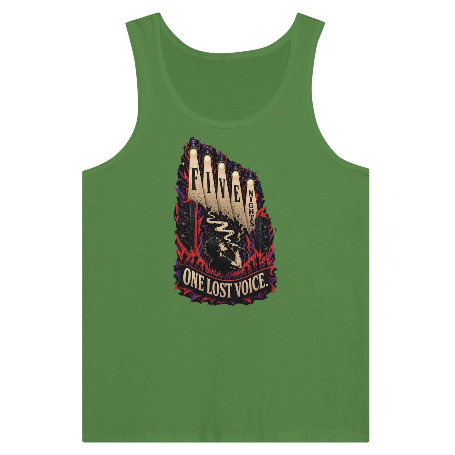 Five Nights, One Lost Voice Premium Unisex Tank Top — product view 13