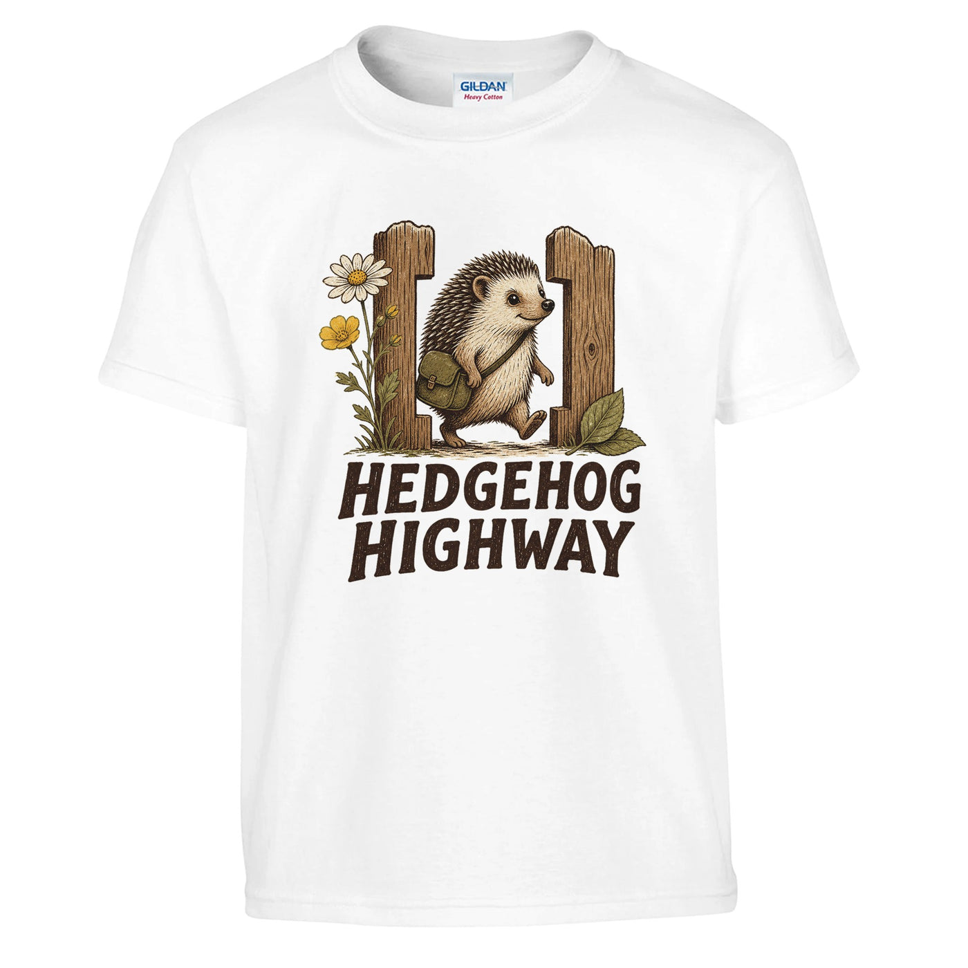 Hedgehog Highway Garden Graphic Kids' T-shirt