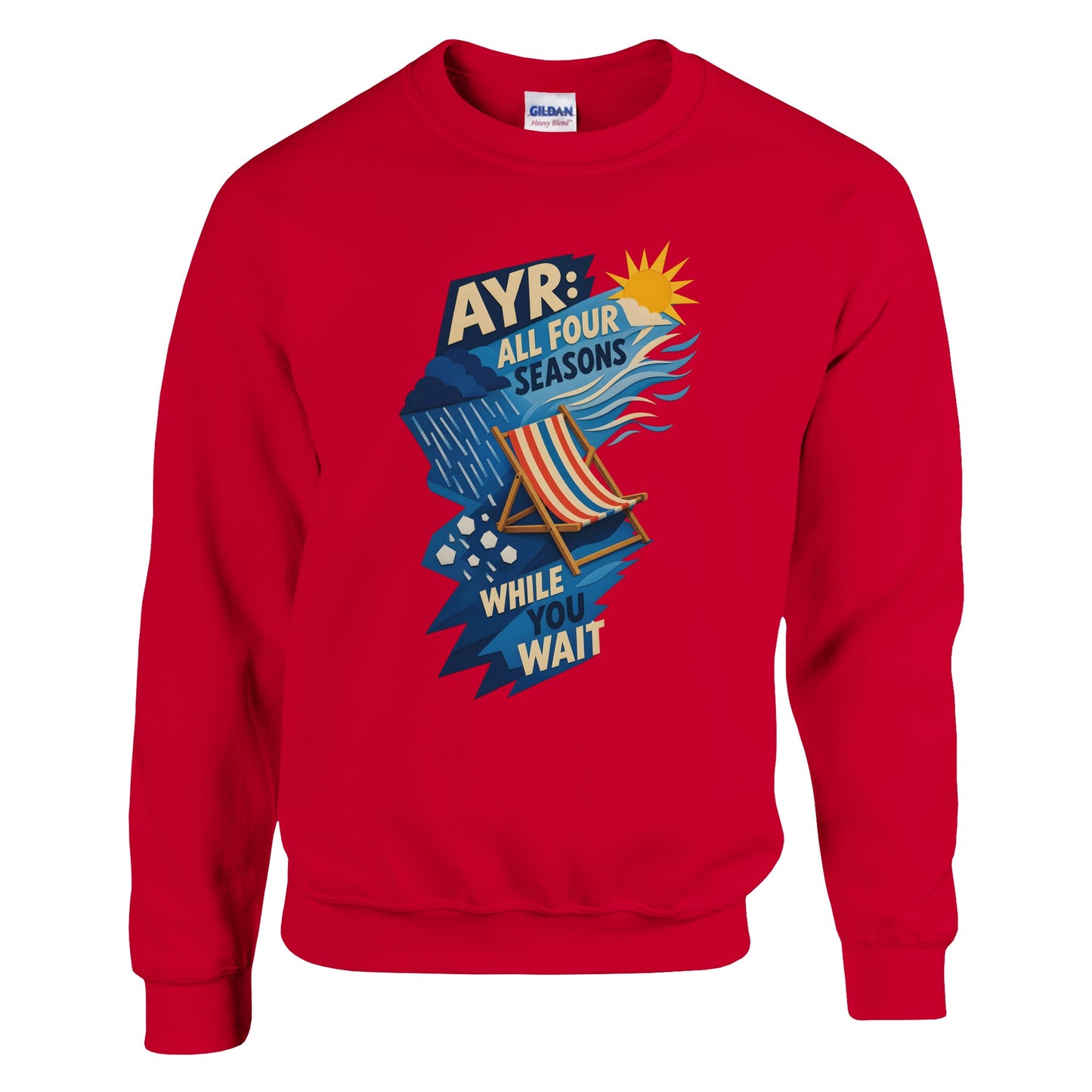 Ayr: All Four Seasons While You Wait Sweatshirt — product view 15