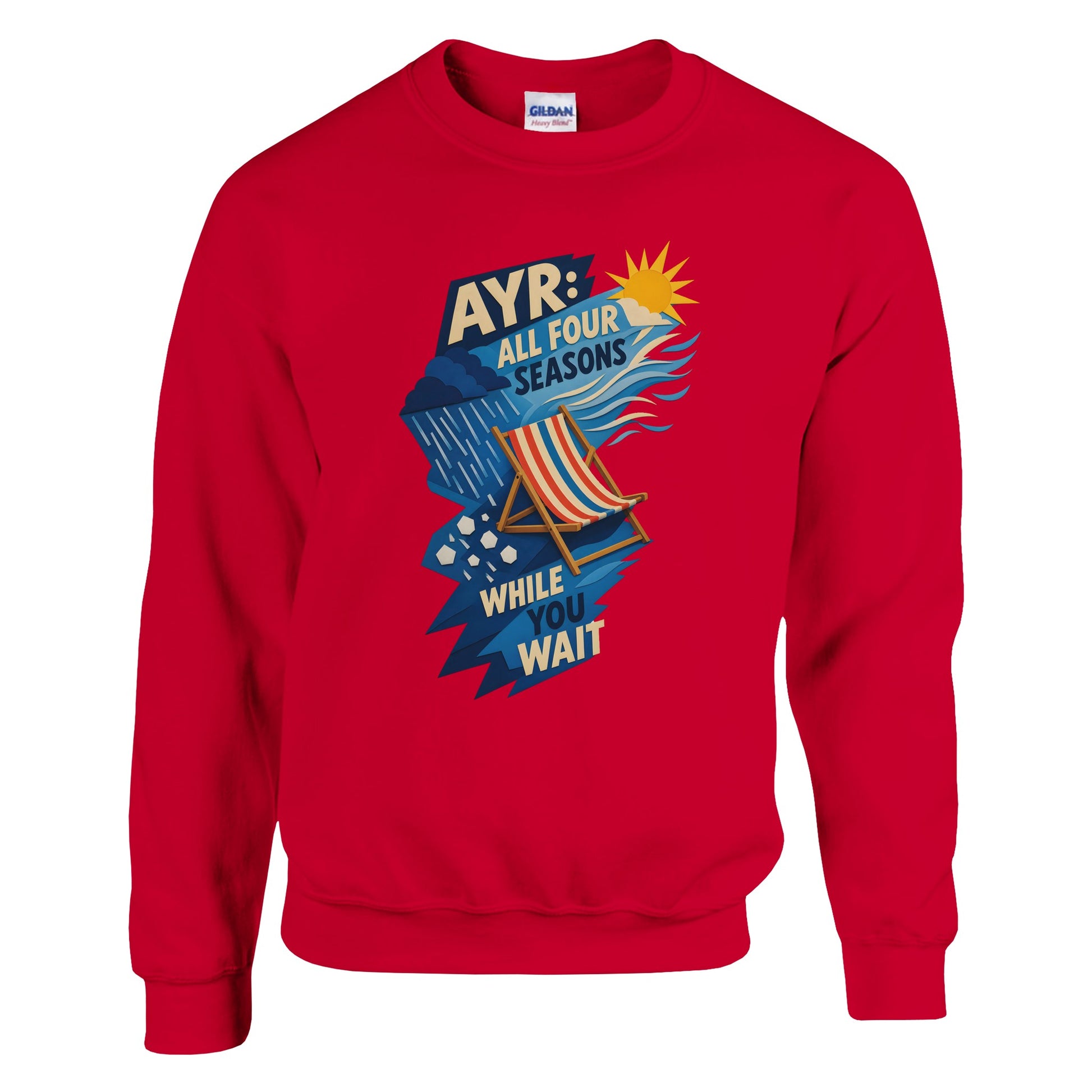 Ayr: All Four Seasons While You Wait Sweatshirt — product view 15