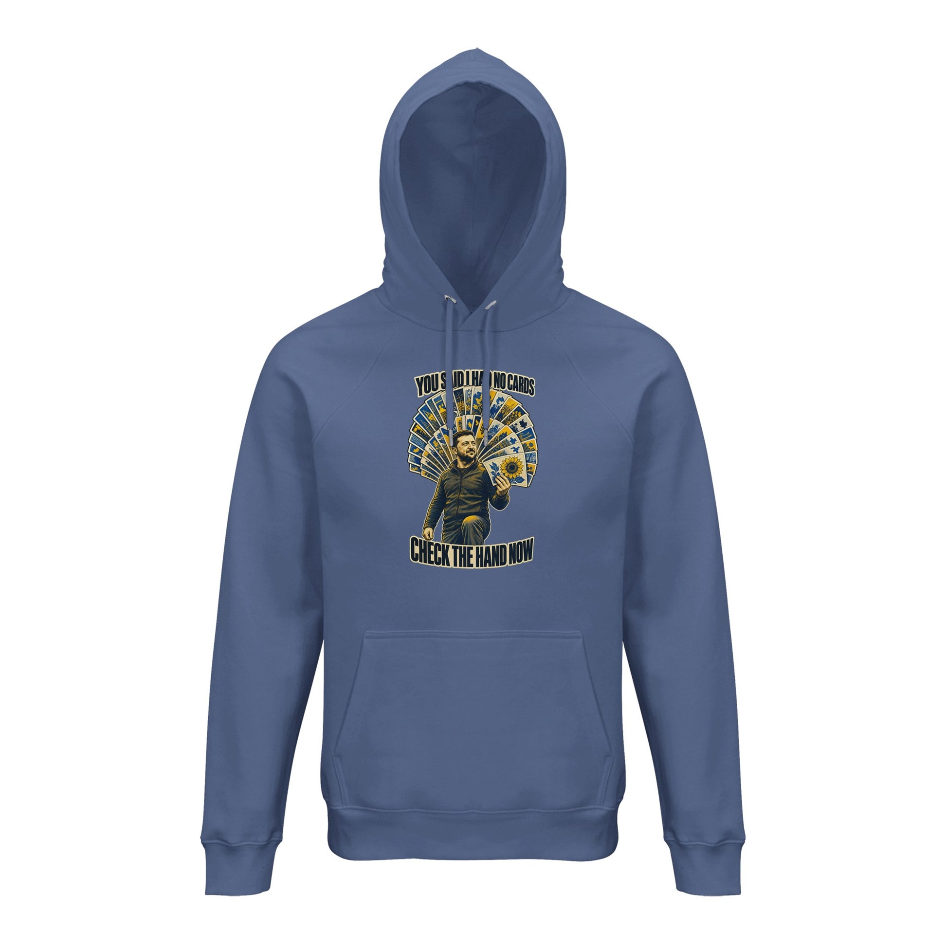 You Said I Had No Cards – Zelenskyy Satire Hoodie — product view 9