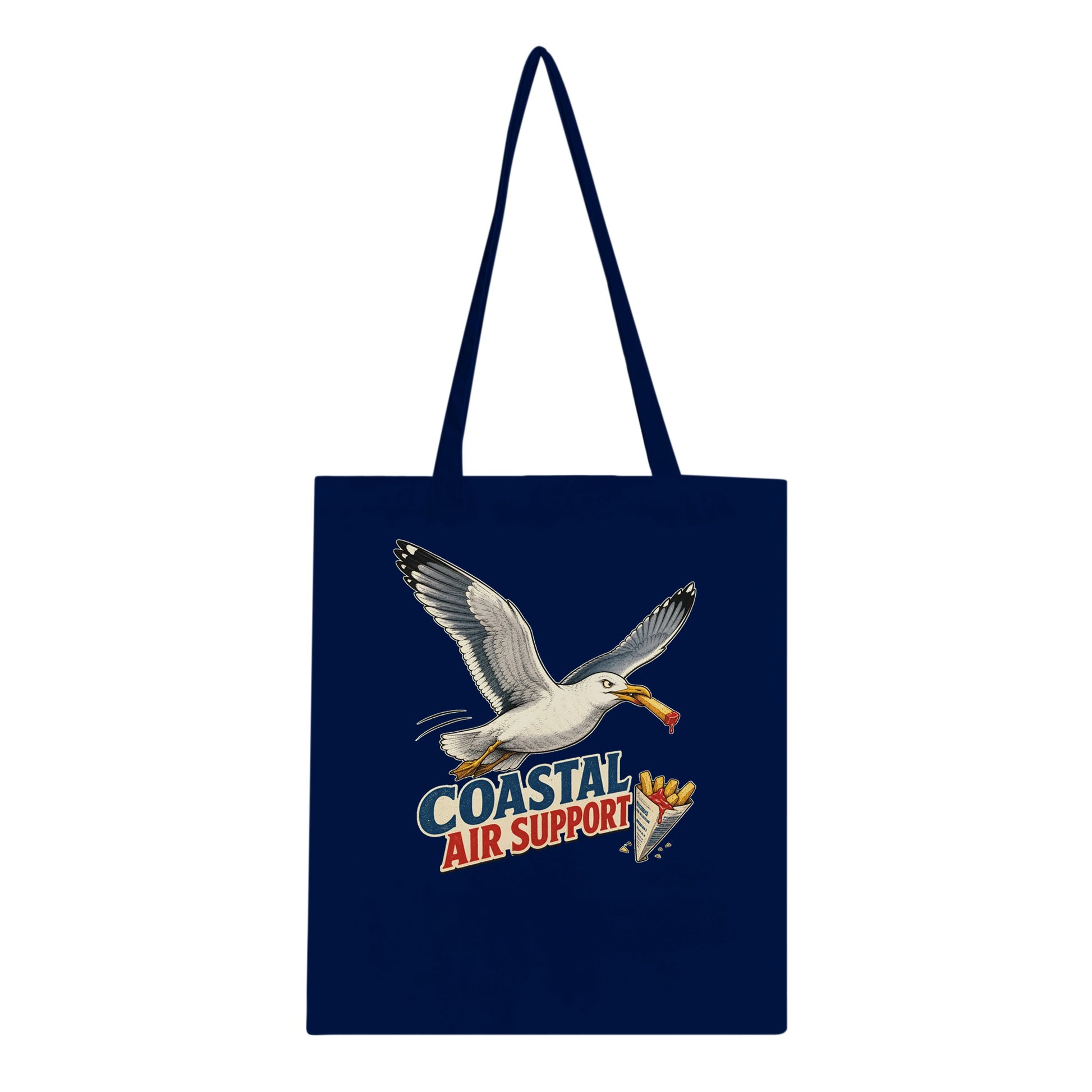Coastal Air Support Seagull Graphic Tote Bag — product view 3